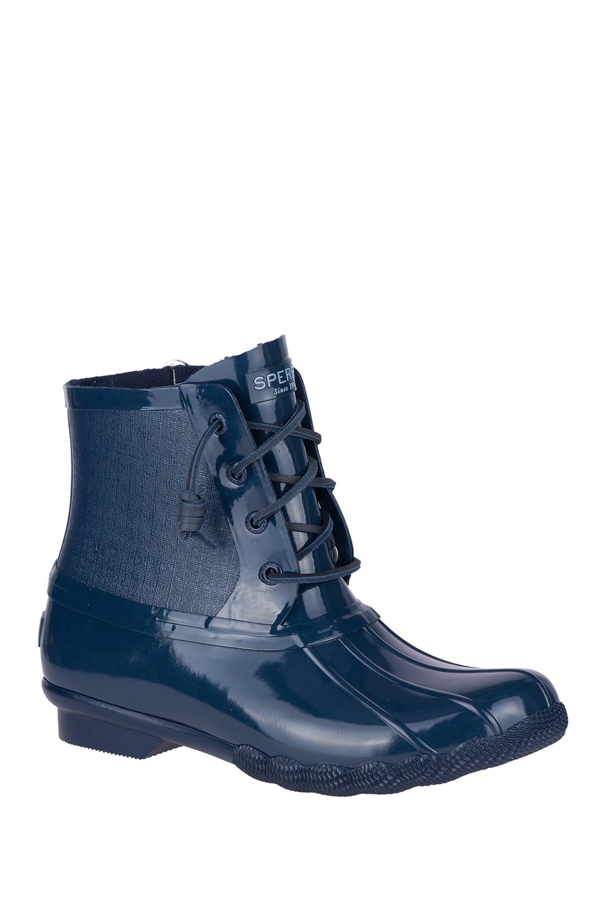 women's saltwater rubber flooded duck boot