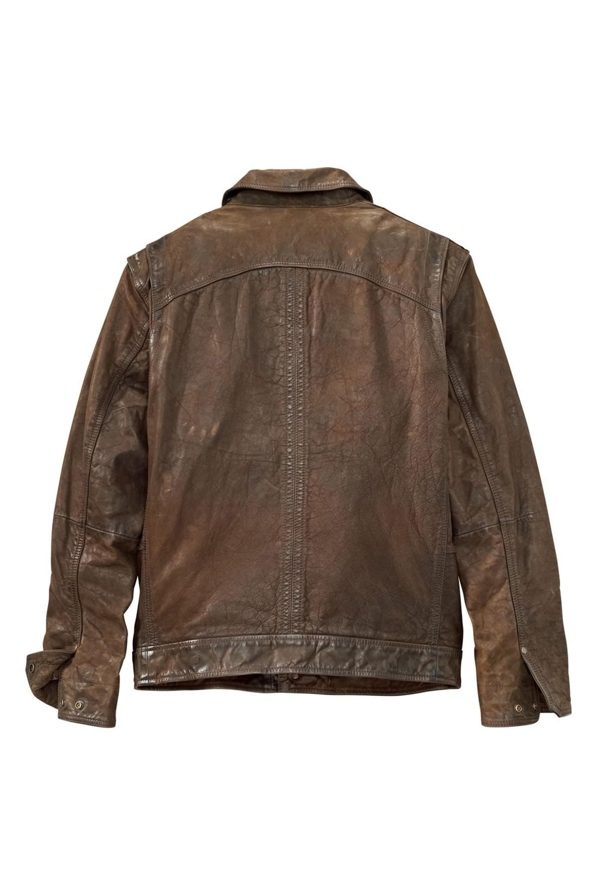 Timberland 'tenon' Leather Jacket in Cocoa (Brown) for Men - Lyst