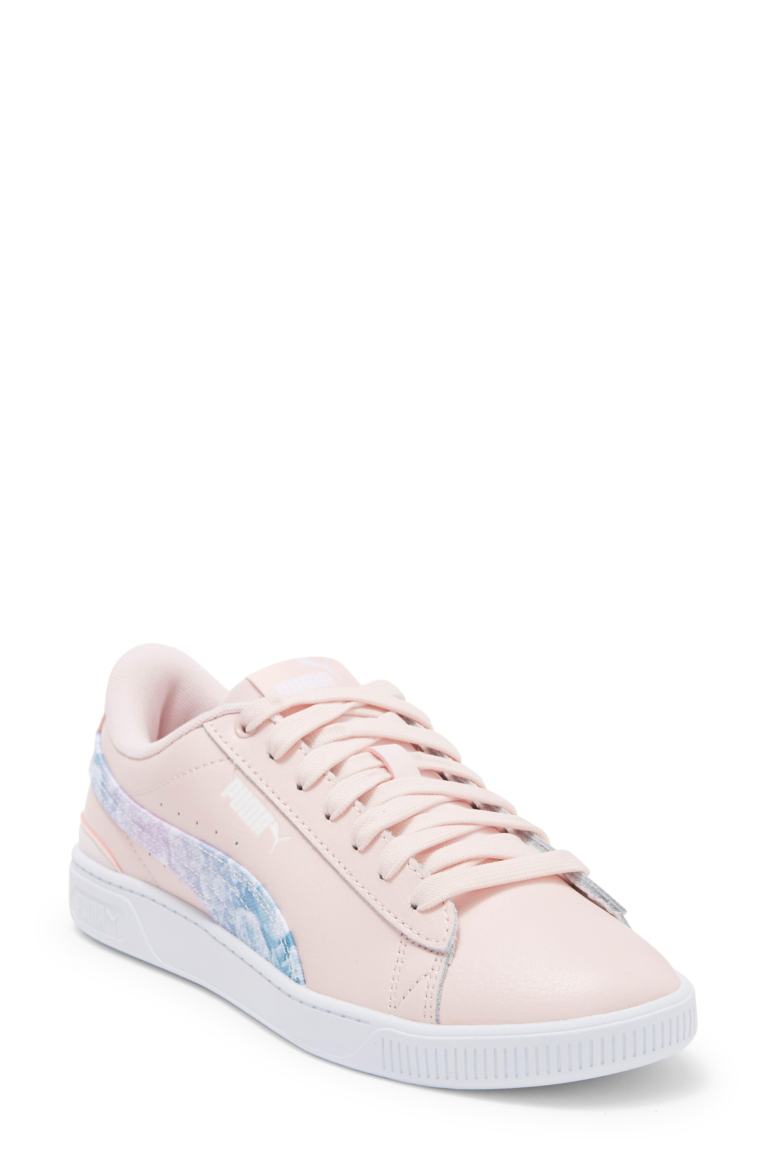 PUMA Vikky V3 Floral Stripe Sneaker In Chalk Pink-rose Quartz-white At  Nordstrom Rack | Lyst
