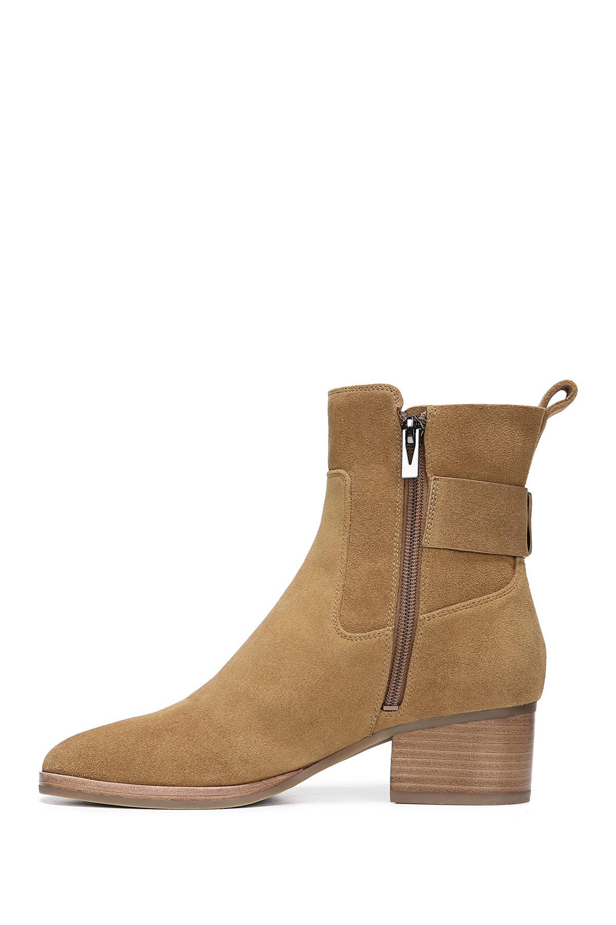 via spiga octavia suede buckle boot