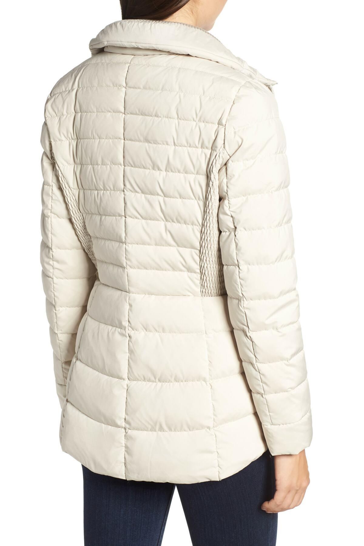 Bernardo Micro Touch Water Resistant Quilted Jacket (regular & Petite) in  Natural - Lyst