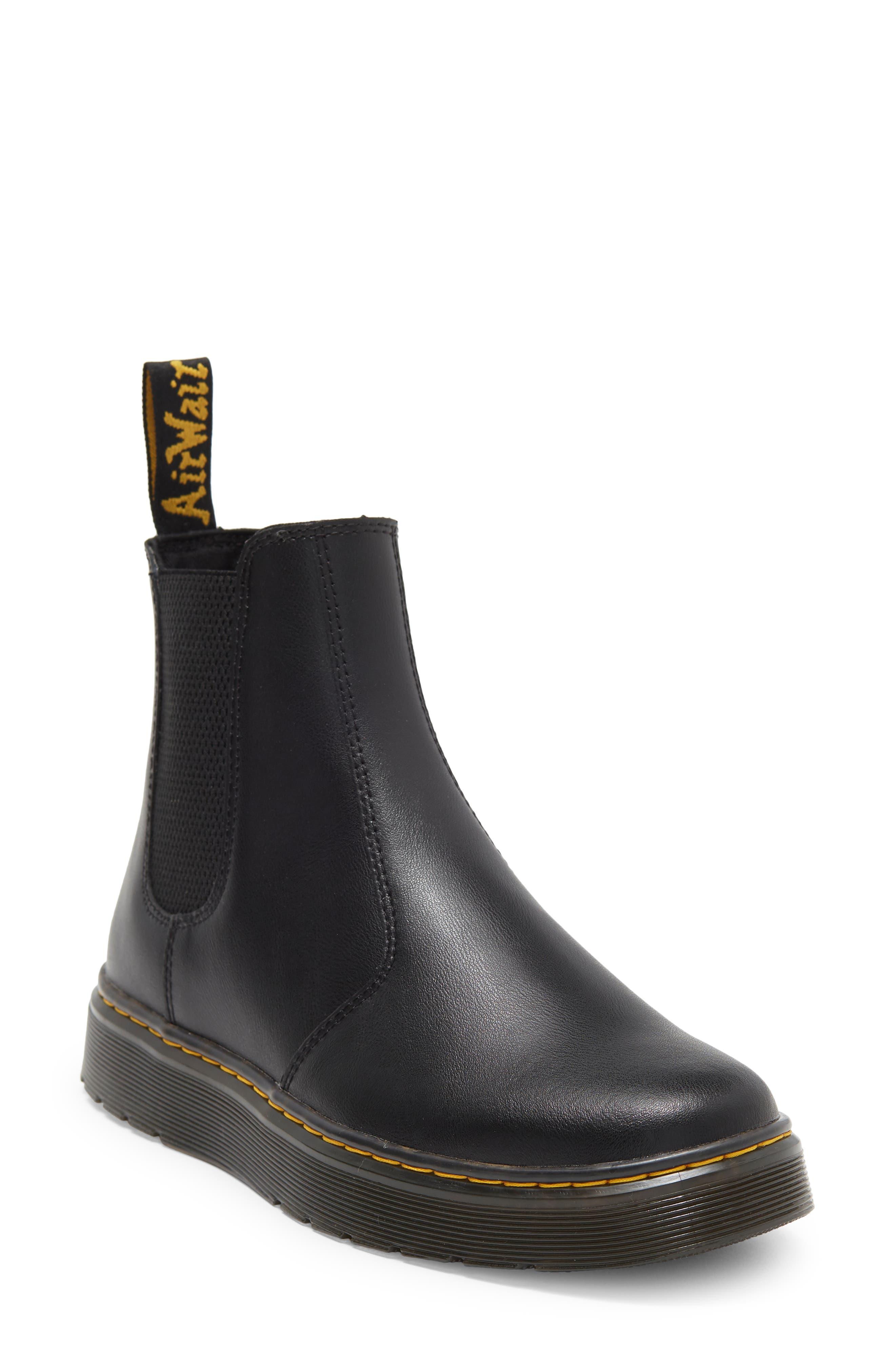 Dr. Martens Dorian Chelsea Leather Boot in Black | Lyst
