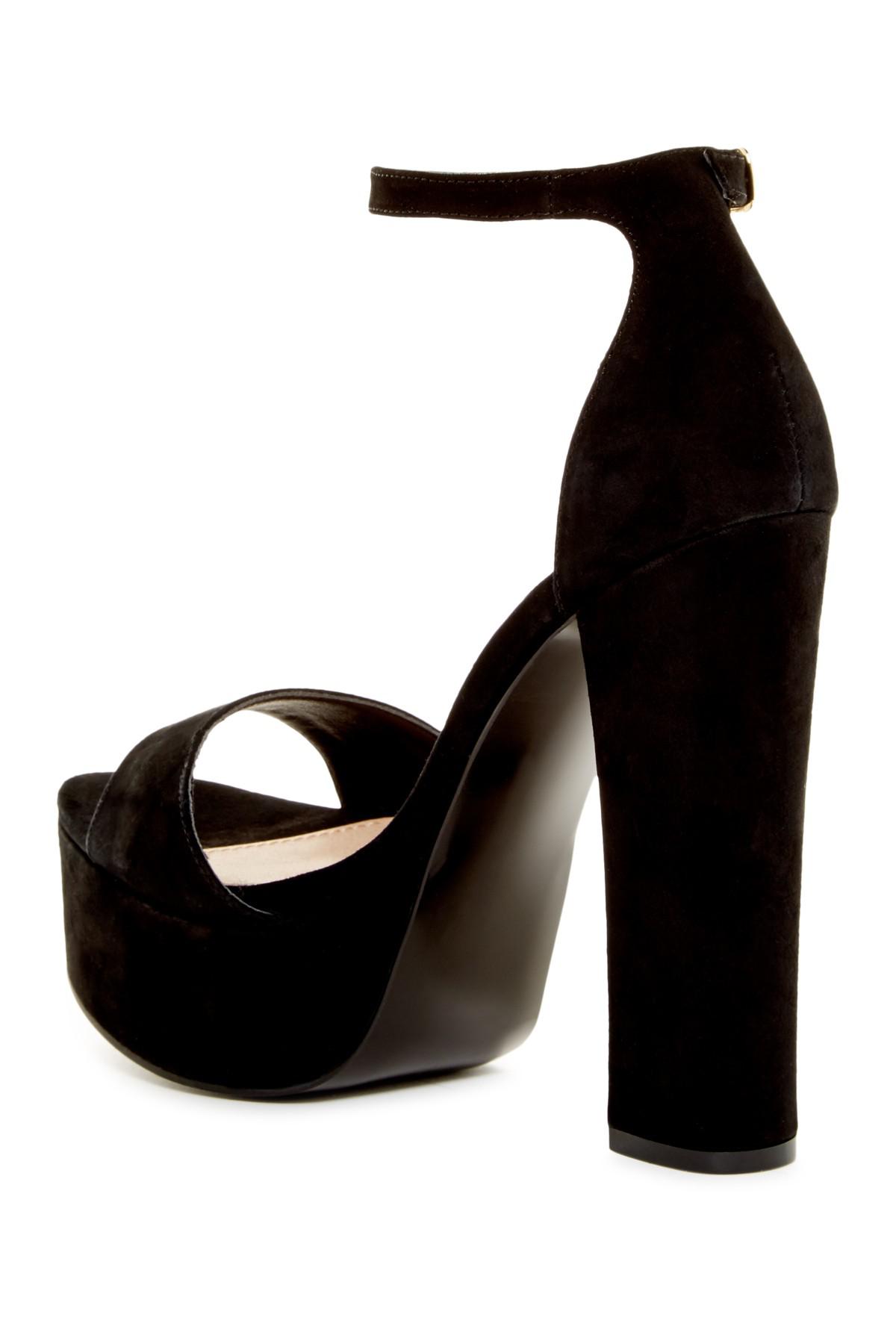 Steve Madden Gonzo Platform Sandal in Black | Lyst