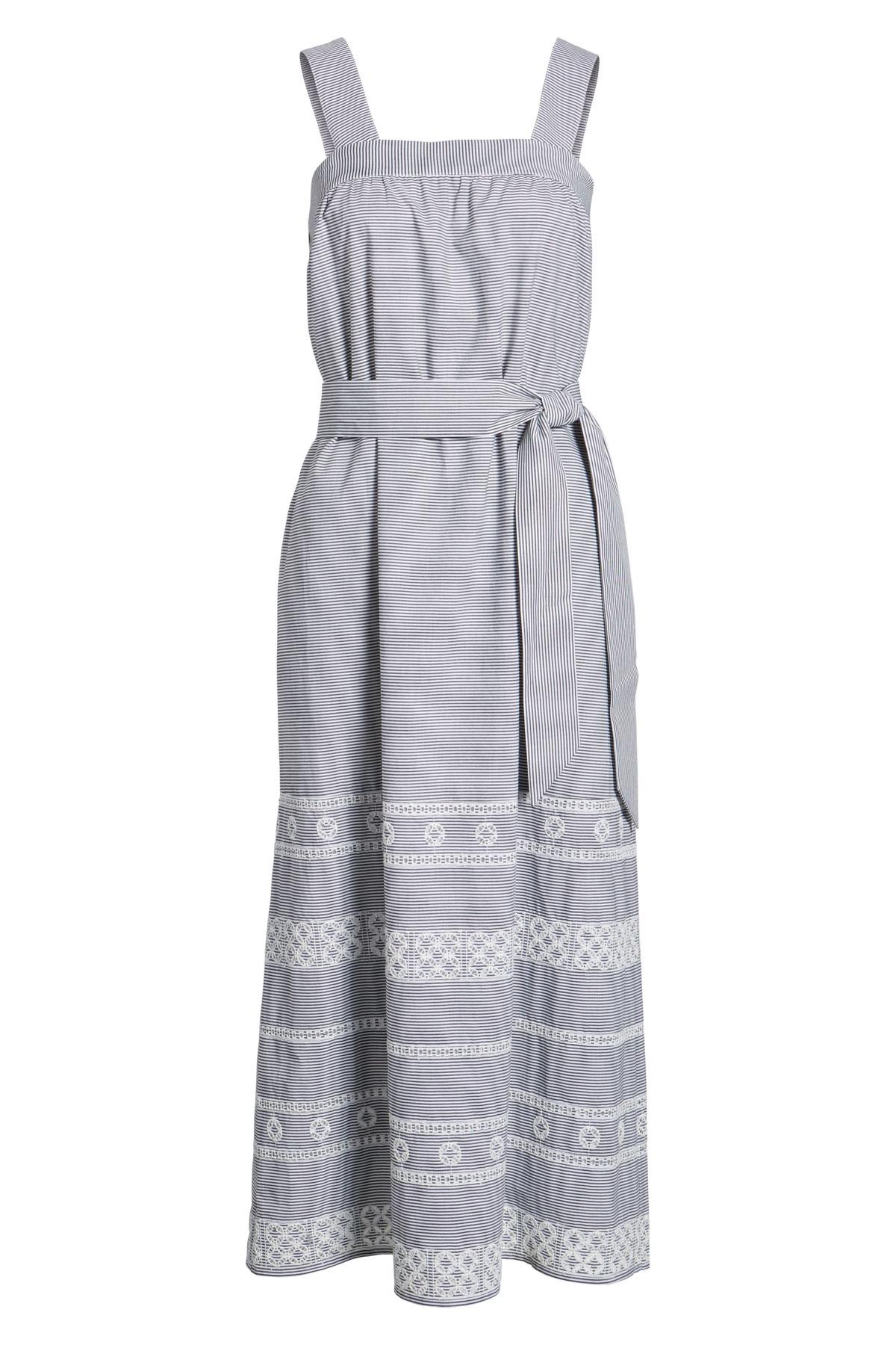 vineyard vines striped maxi dress