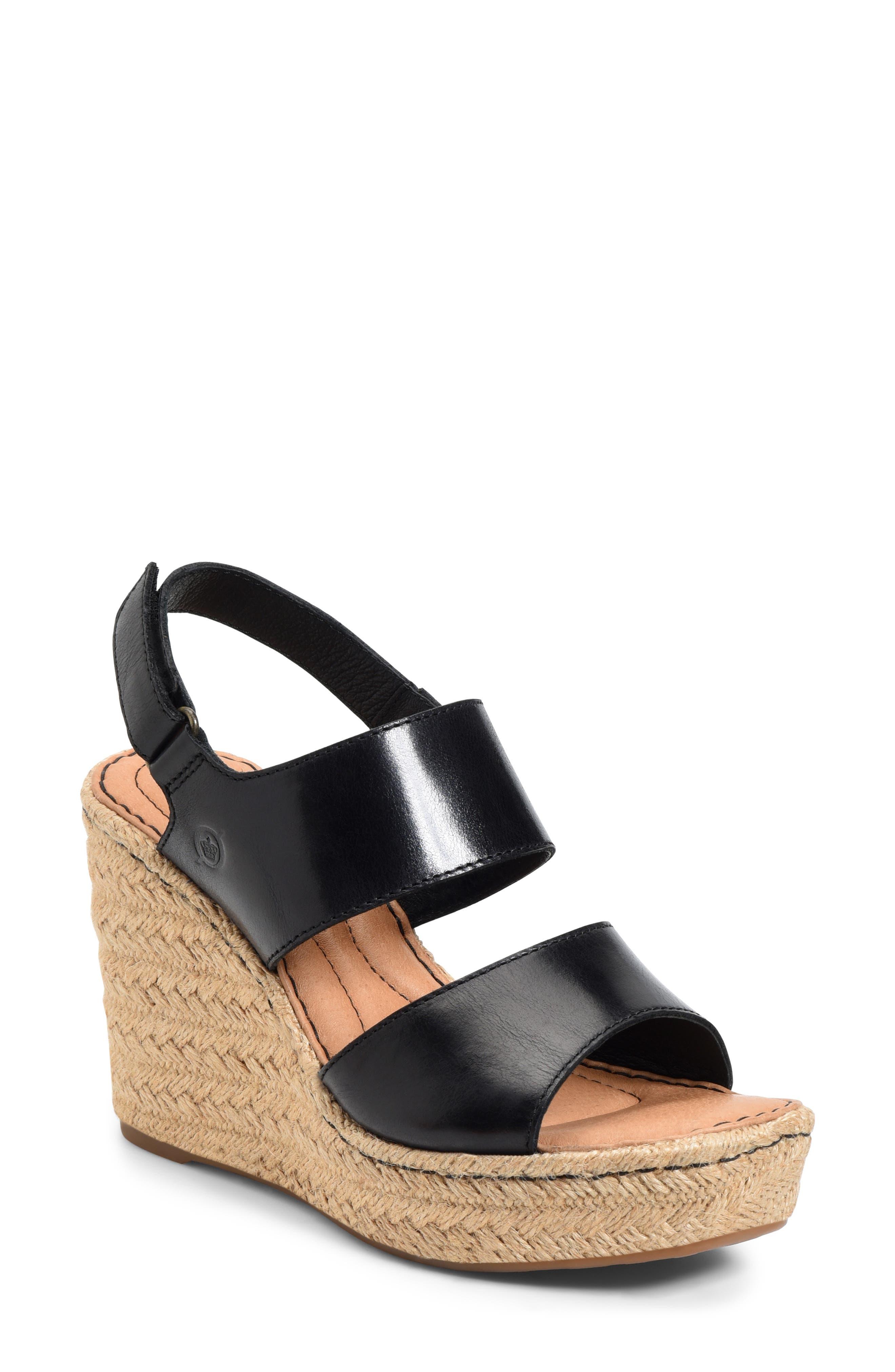 born wedges black