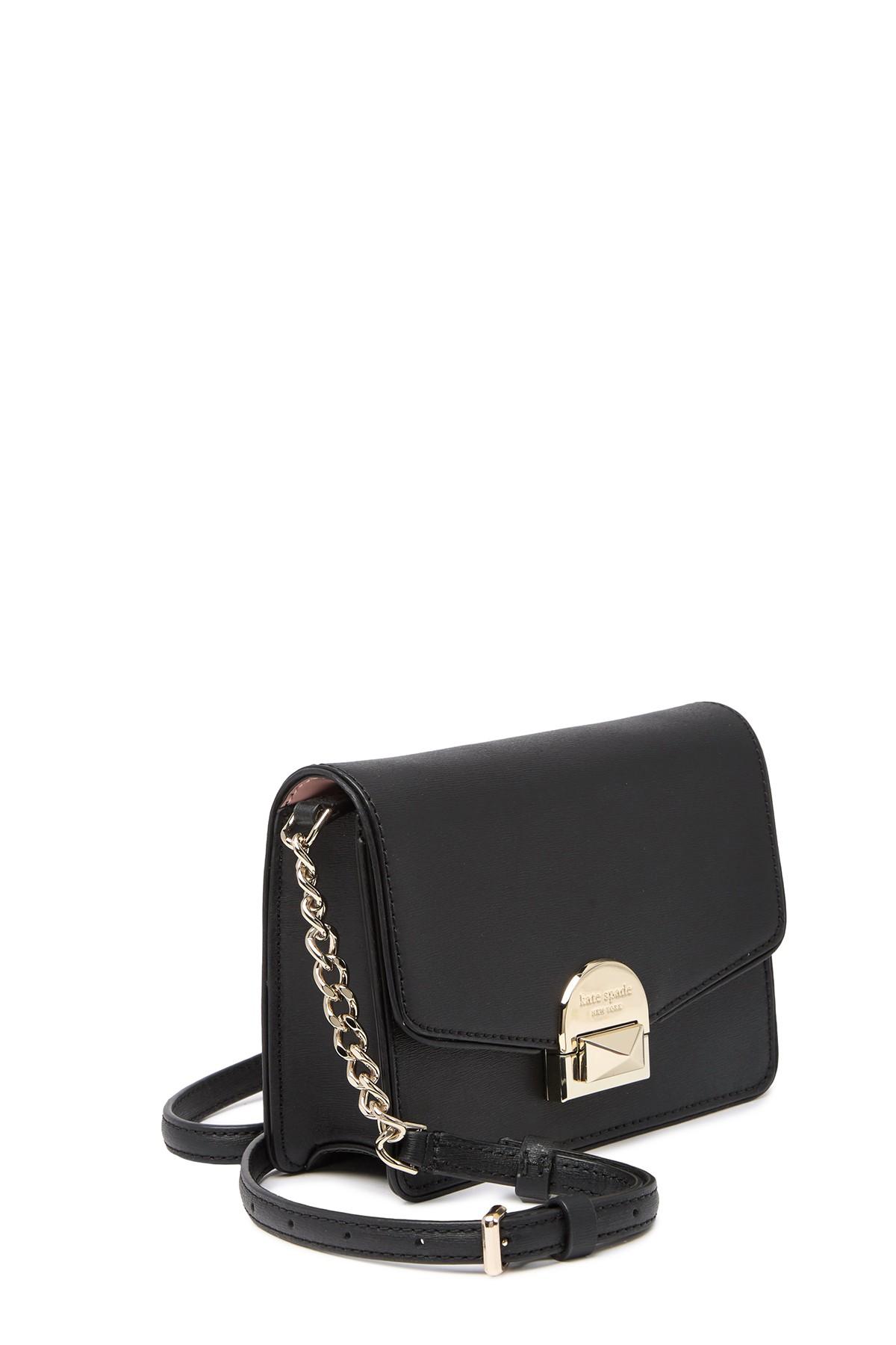 kate spade black satchel crossbody bag