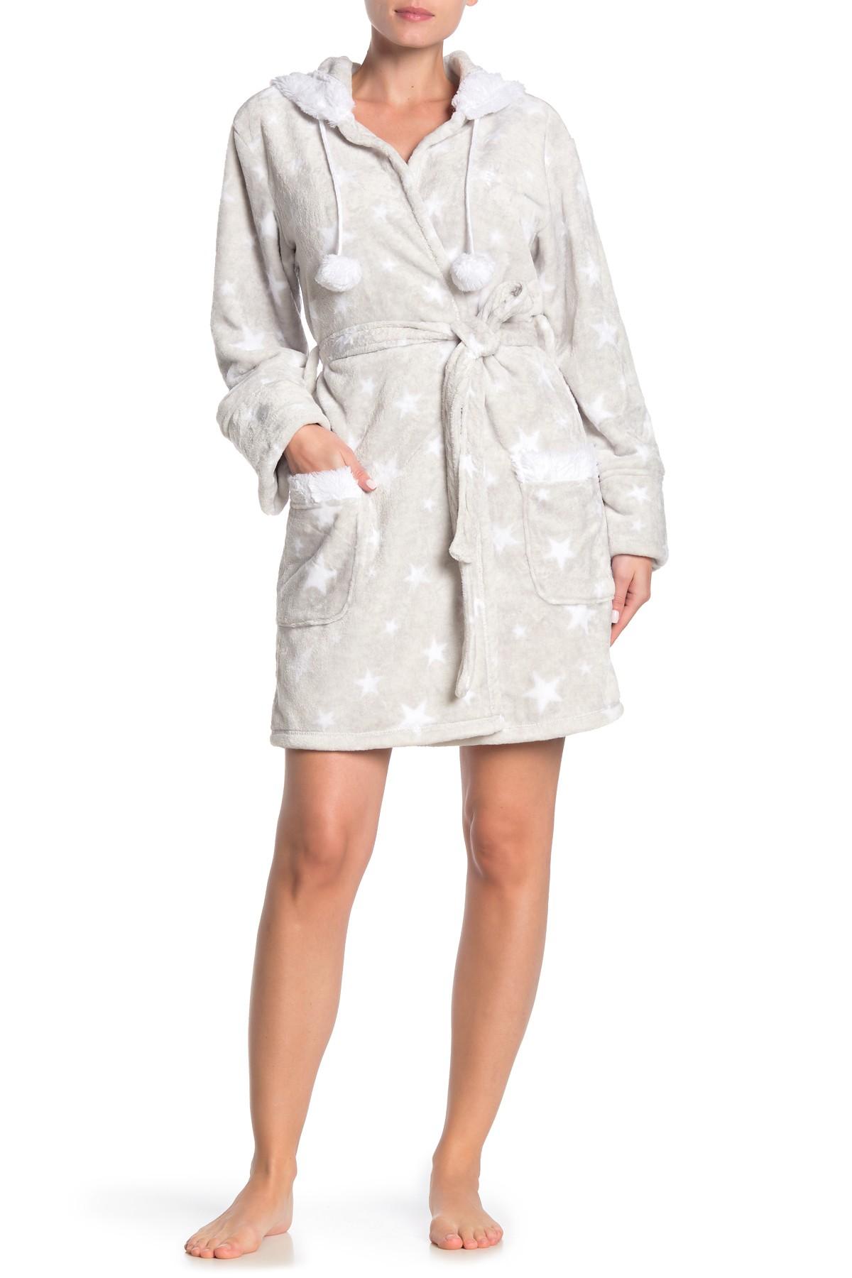 Pj Salvage Cozy Stars Robe in h.Grey (Gray) Save 54 Lyst