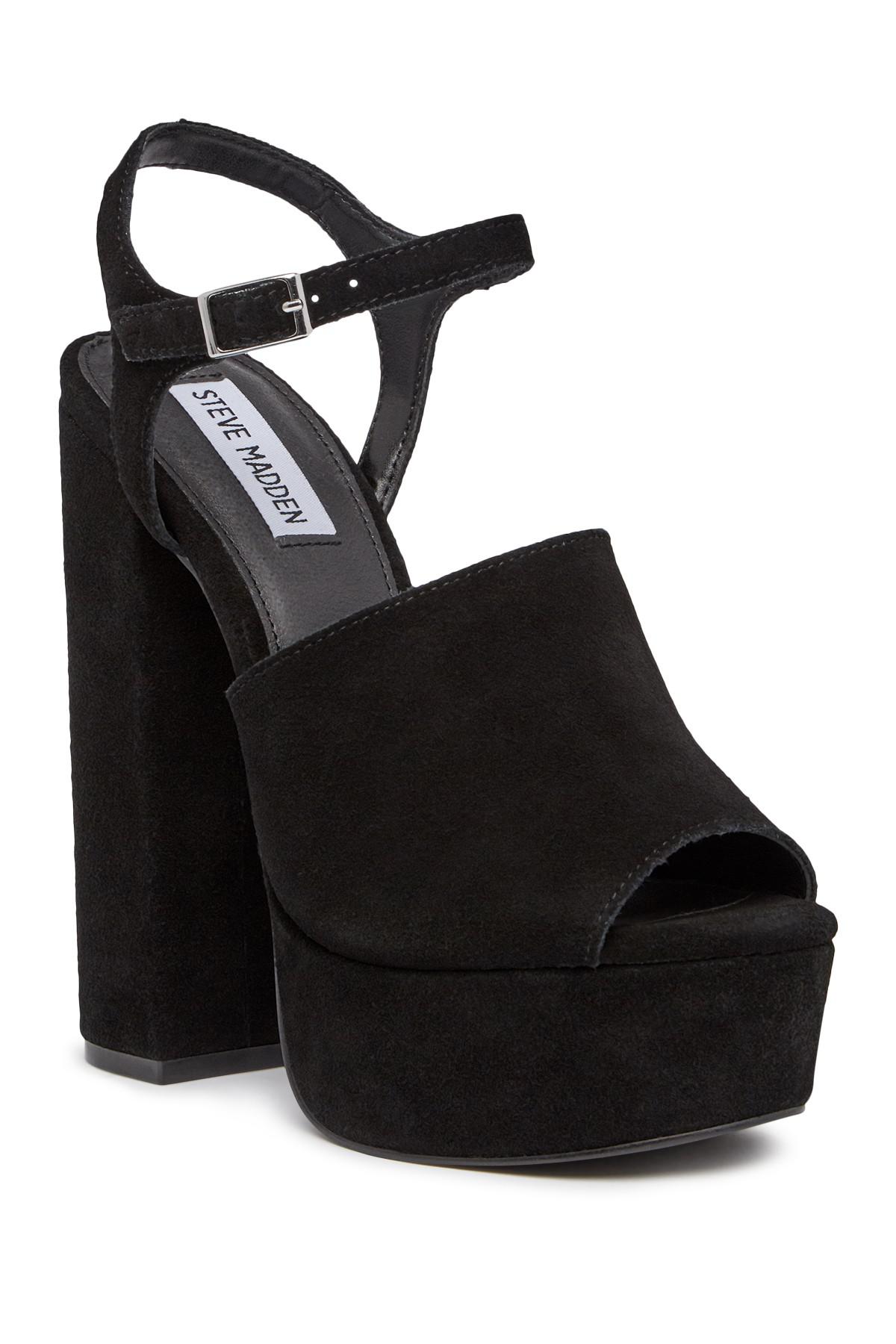 Steve Madden Melina Suede Platform Heel 