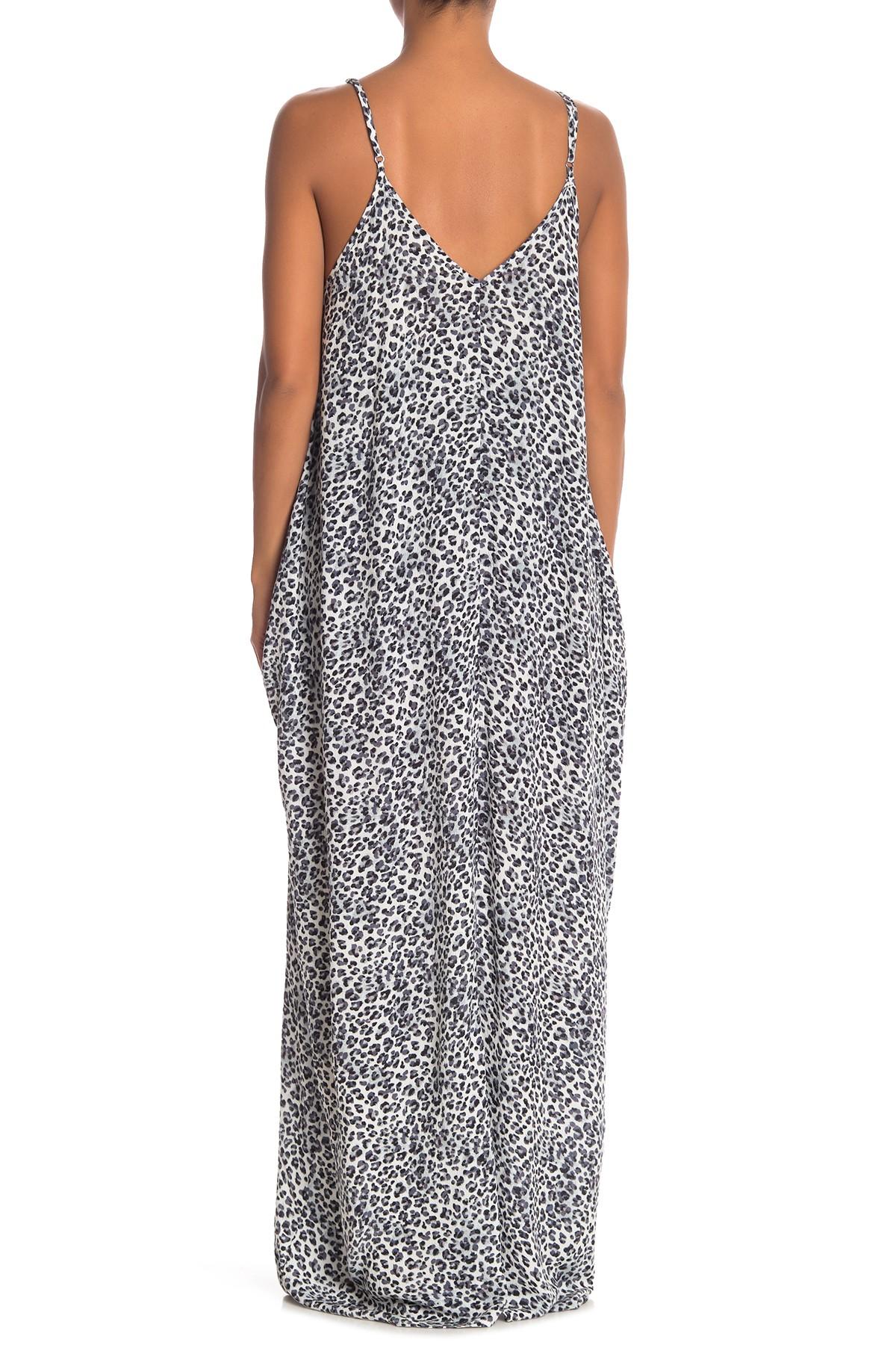 cheetah maxi dress
