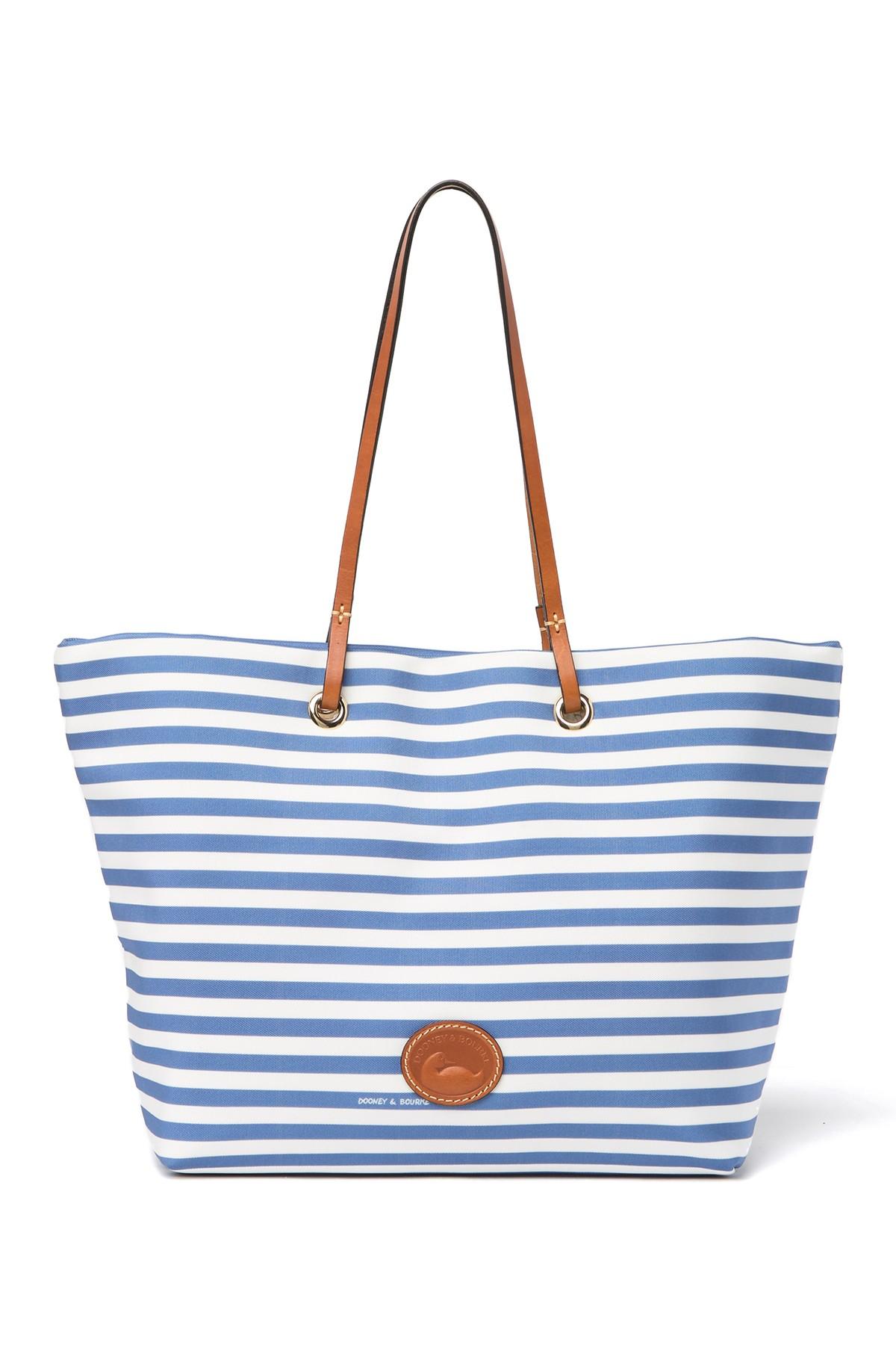 Dooney Bourke Blue Signature Silhouette Tote Bag