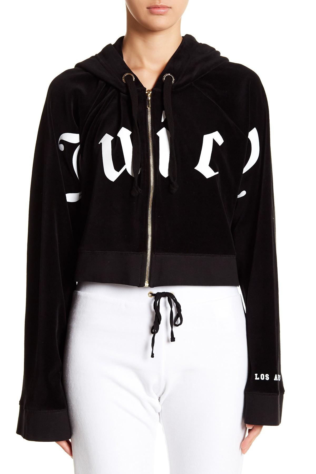 cropped velour jacket