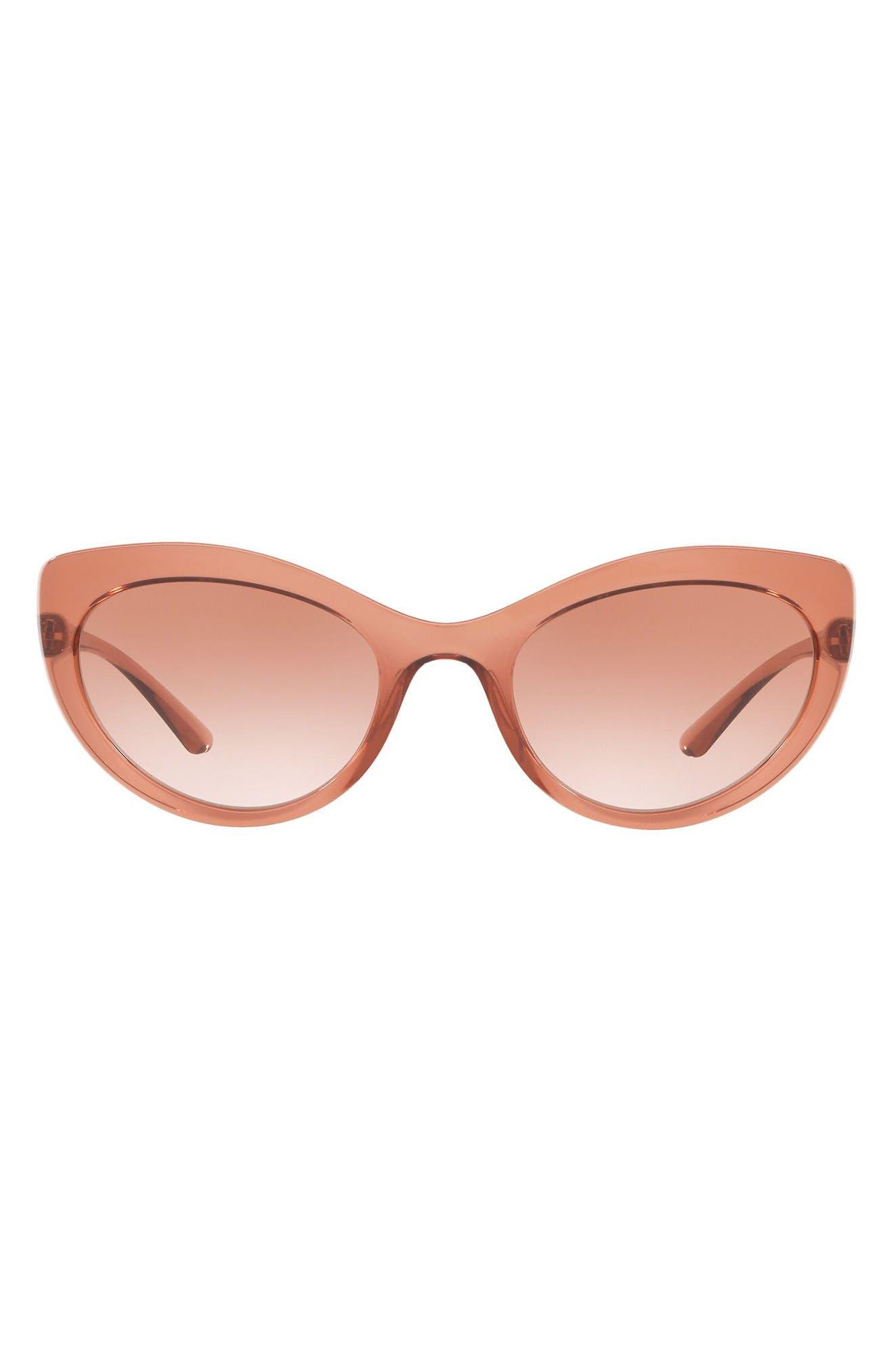 Dolce & Gabbana 53mm Gradient Cat Eye Sunglasses In Pink /gradient Pink At  Nordstrom Rack | Lyst