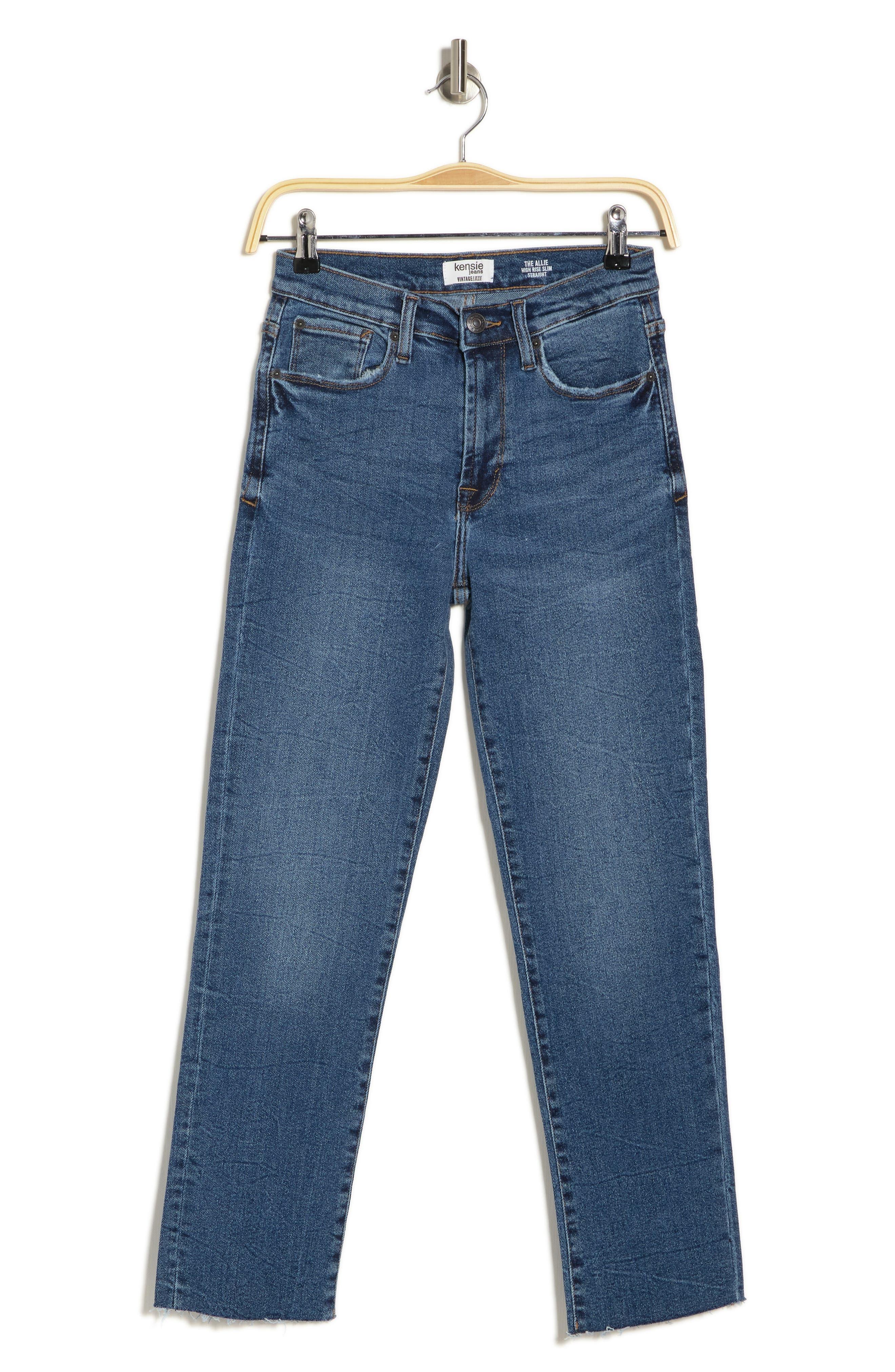 Kensie High Rise Slim Jeans in Blue