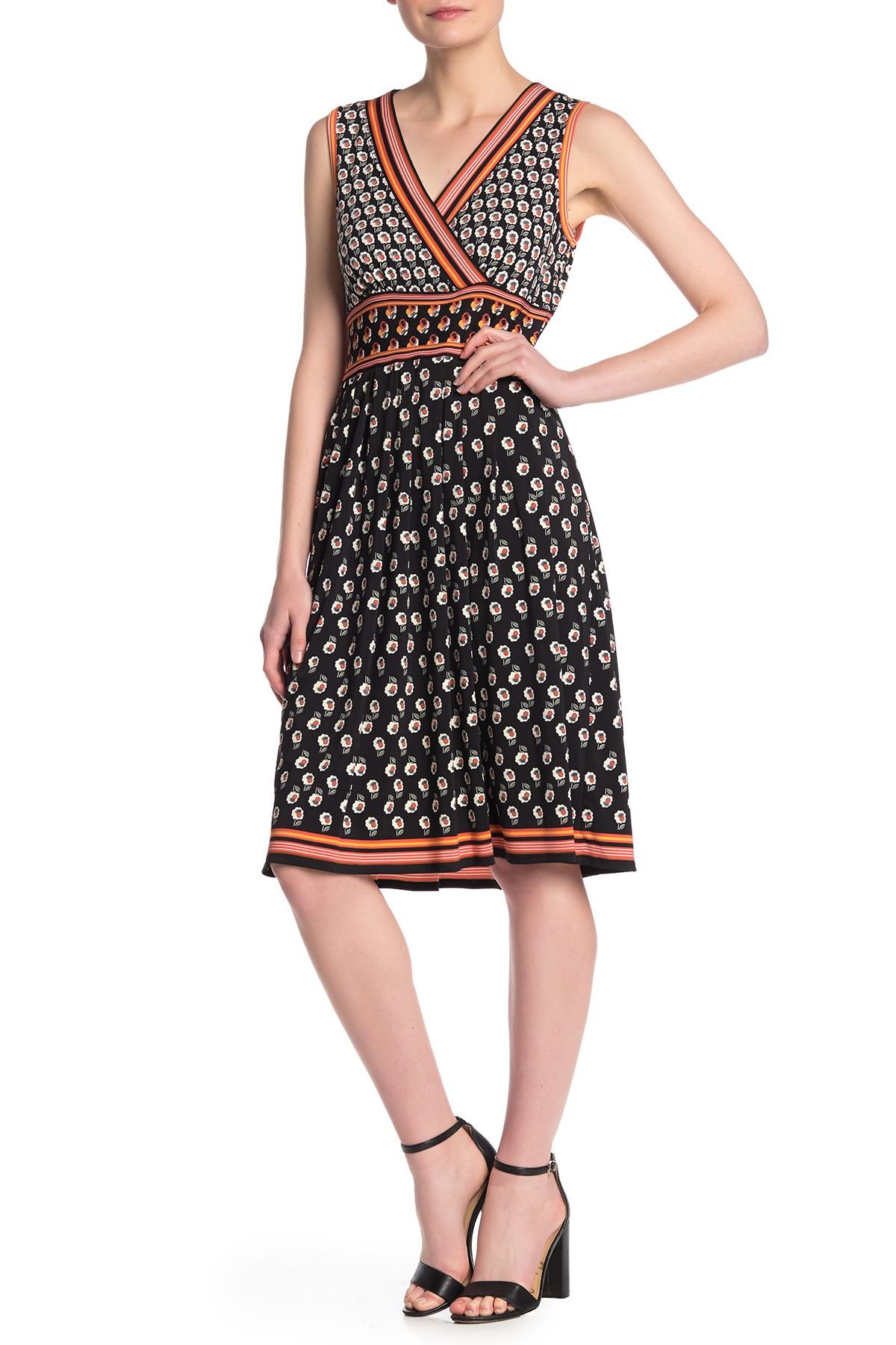 max studio fit and flare dress