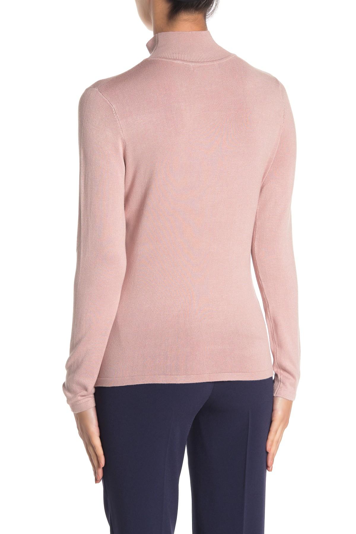 T tahari mock neck sweater Clearance