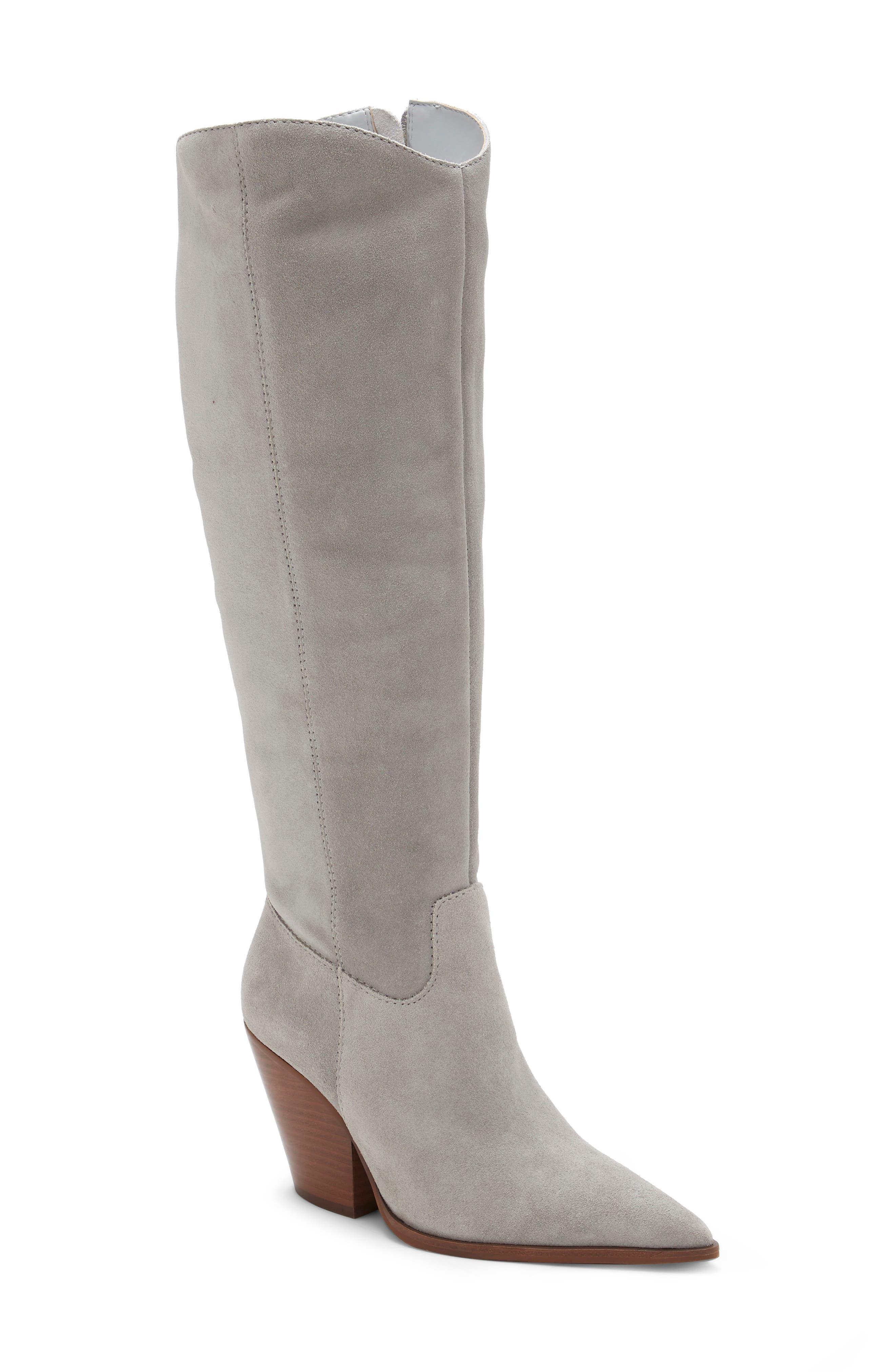 Vince Camuto Oyennda Tall Boot In Mountain Grey At Nordstrom Rack in Gray |  Lyst