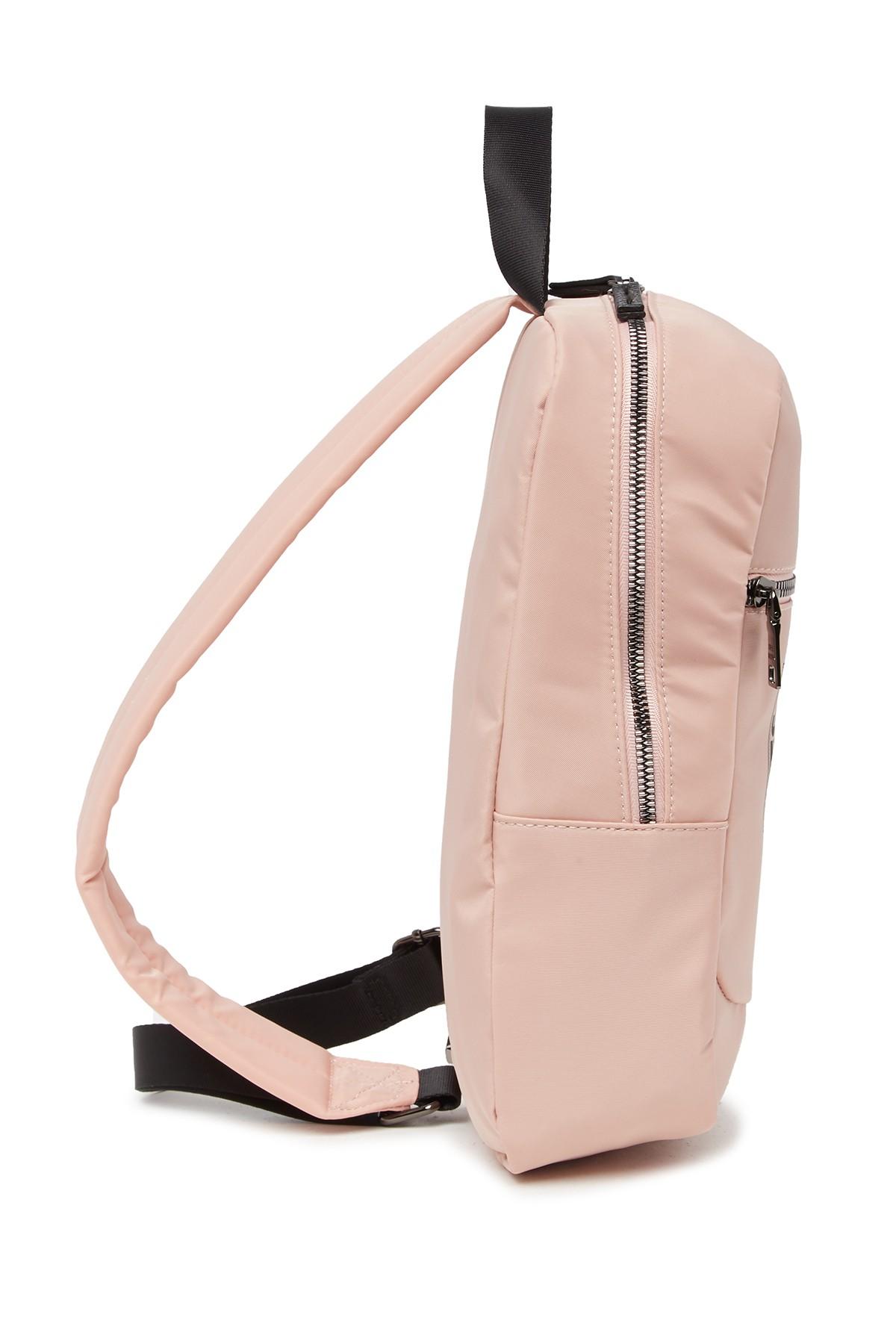 steve madden brown leather backpack