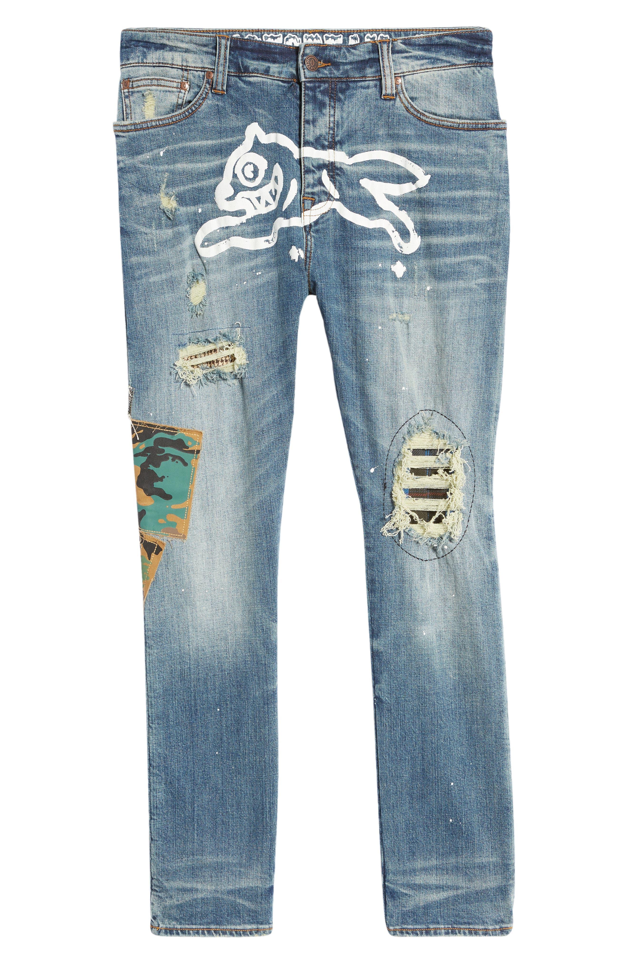 ICECREAM Yoshi Patch Jeans in Blue for Men | Lyst