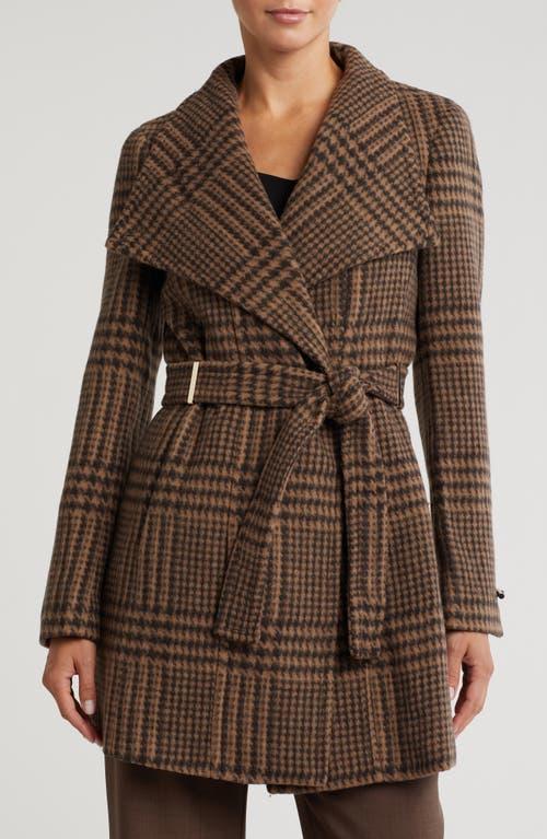 Calvin Klein Belted Coat in Brown Lyst