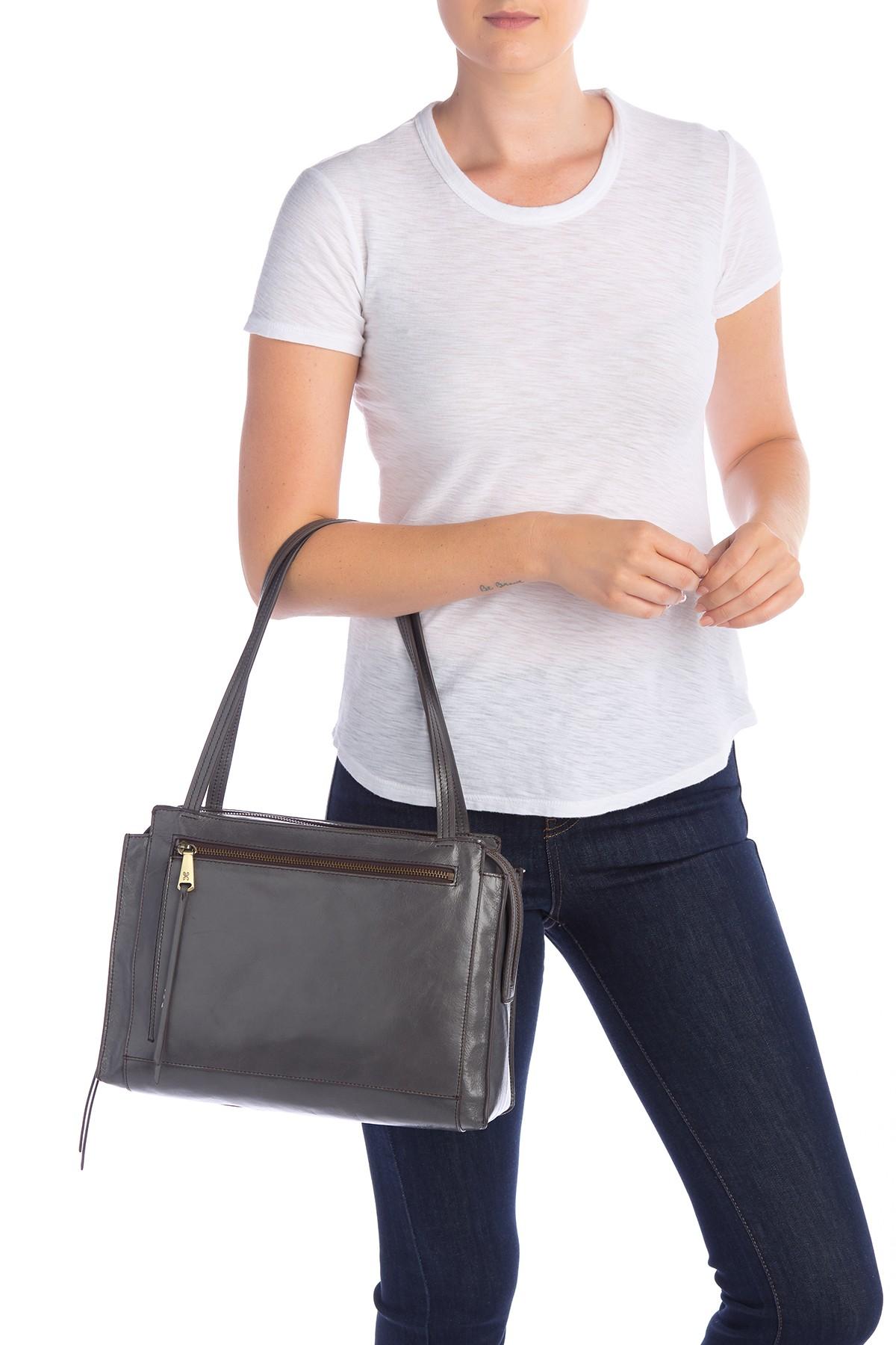 hobo affinity leather shoulder bag