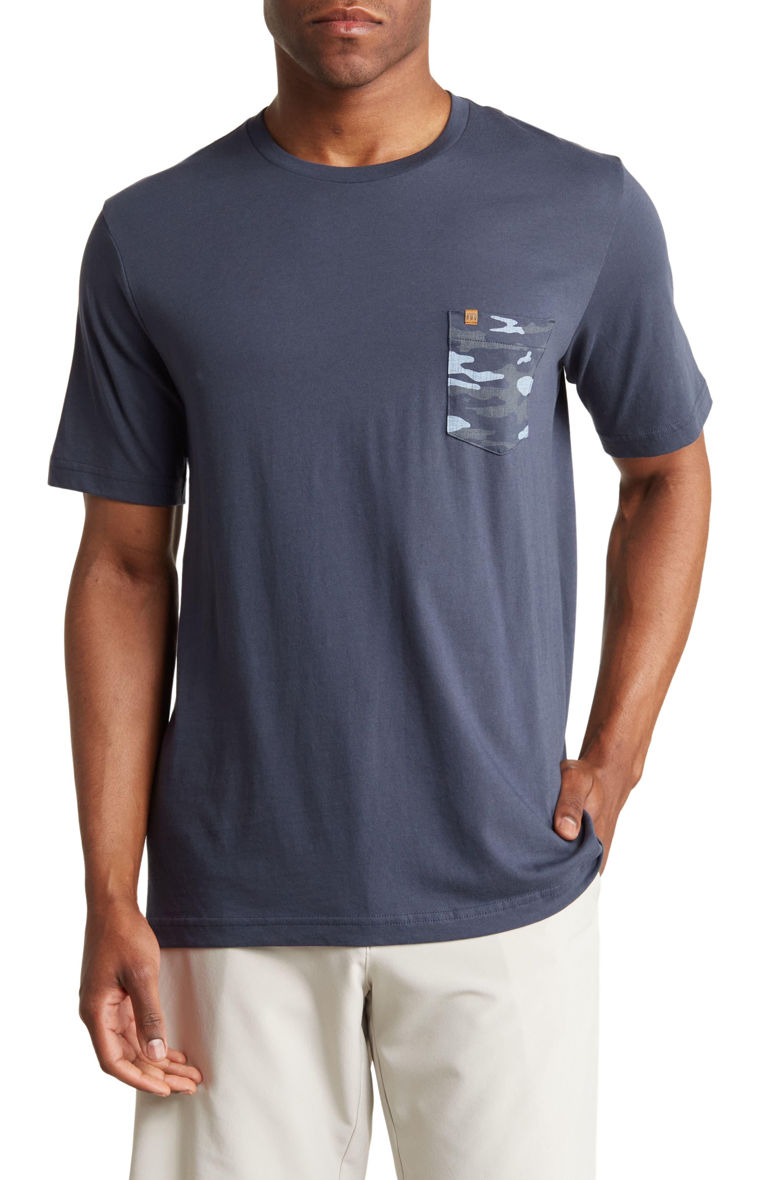 Travis Mathew Thirteen Below Camo Pocket Cotton T-shirt in Blue for Men |  Lyst
