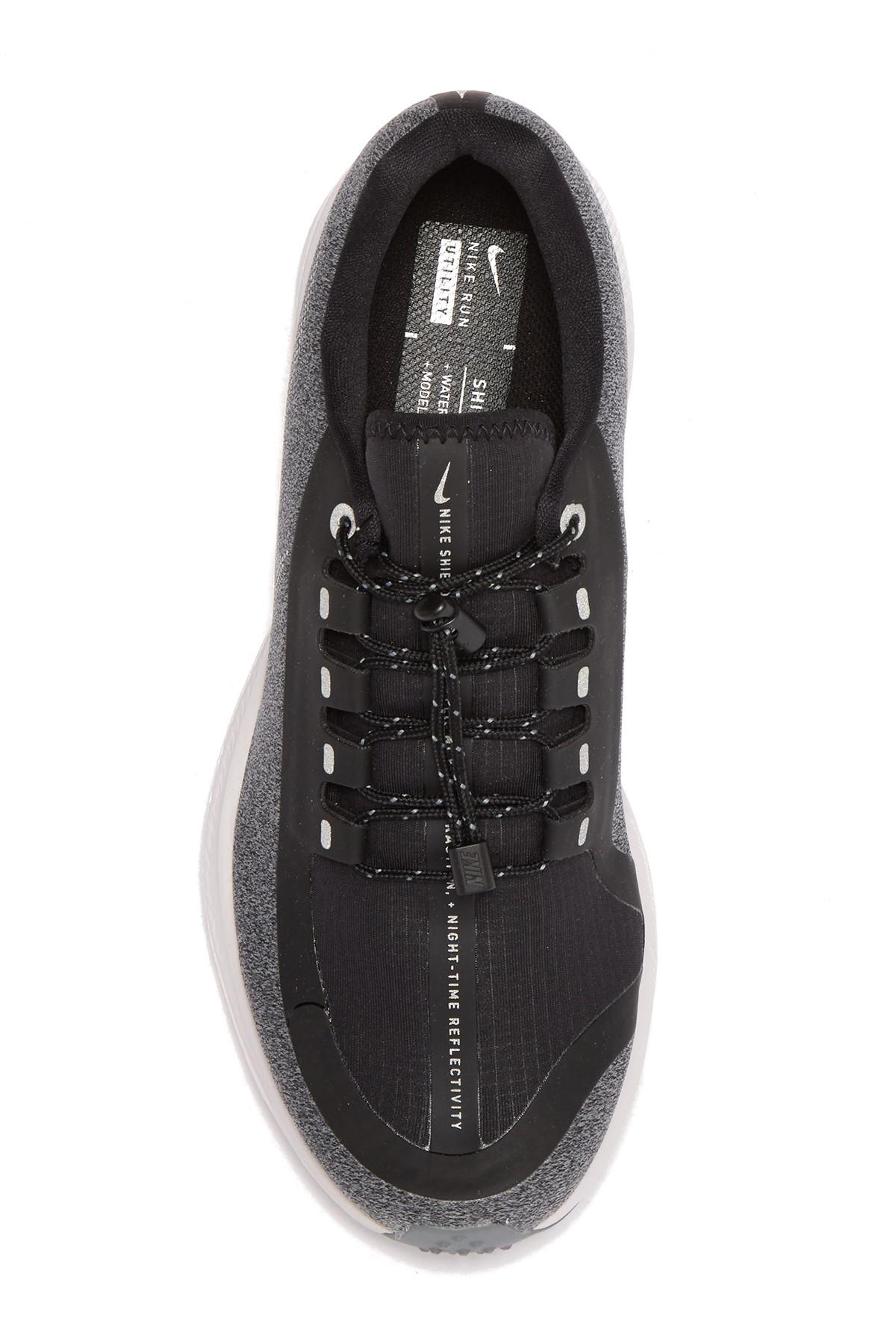 Nike Zoom Winflo 5 Shield Athletic Shoe in Black | Lyst