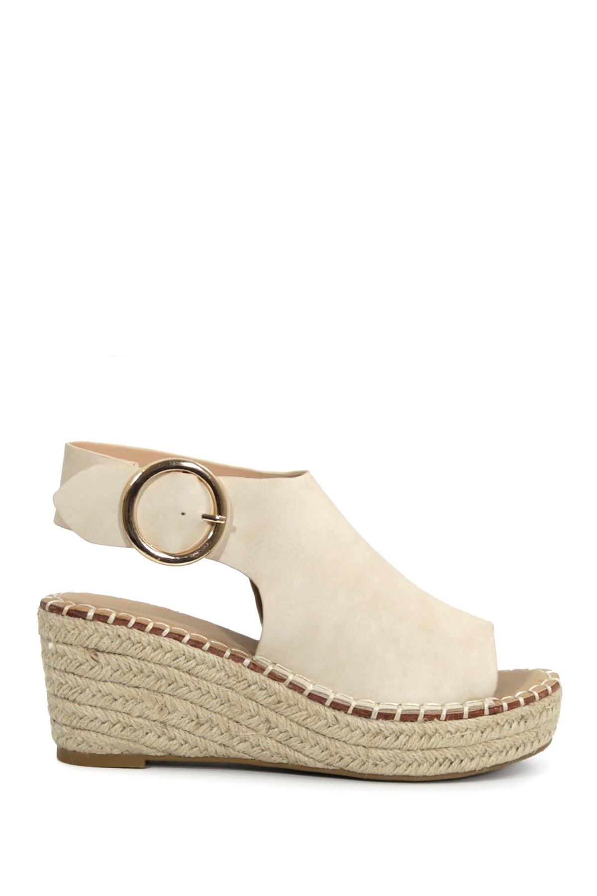 Catherine Malandrino Cirkly Espadrille Wedge Sandal in Natural - Lyst