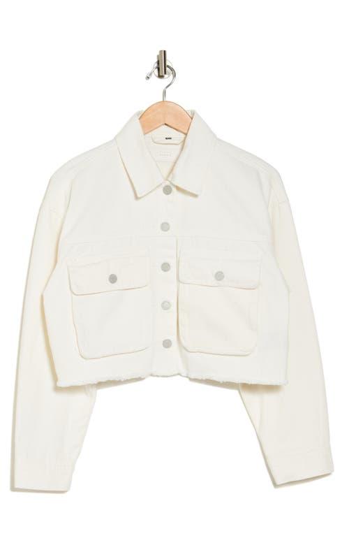 Blank nyc white denim jacket outlet