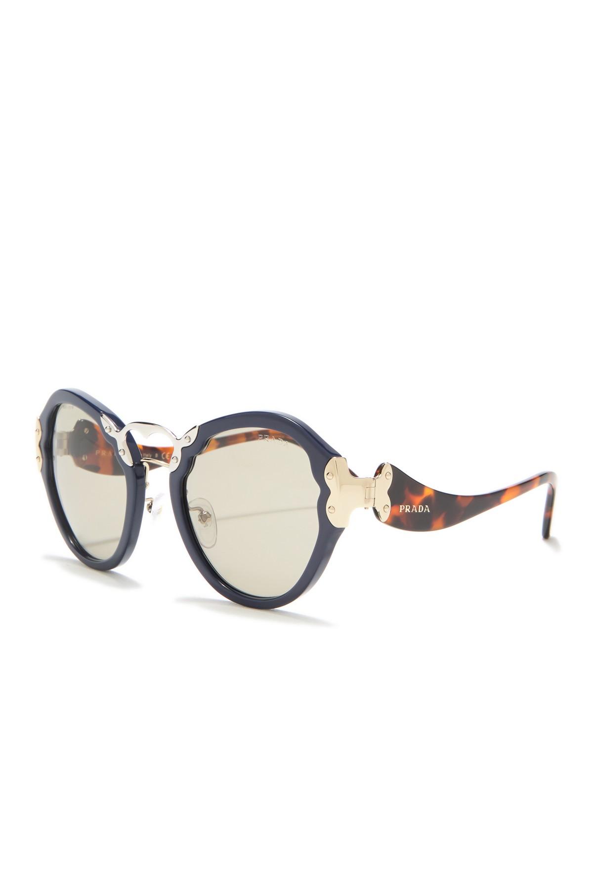 Prada Irregular Catwalk Sunglasses ?The Prada PRA51S sunglasses feature an irregular frame  main image 2