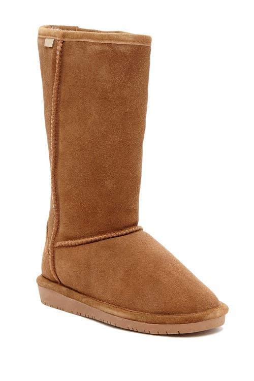 Bearpaw Women's Treasure Mid-Top Suede Over-The-Knee Boot - Faux Fur & Sheepskin Footbed - View #4