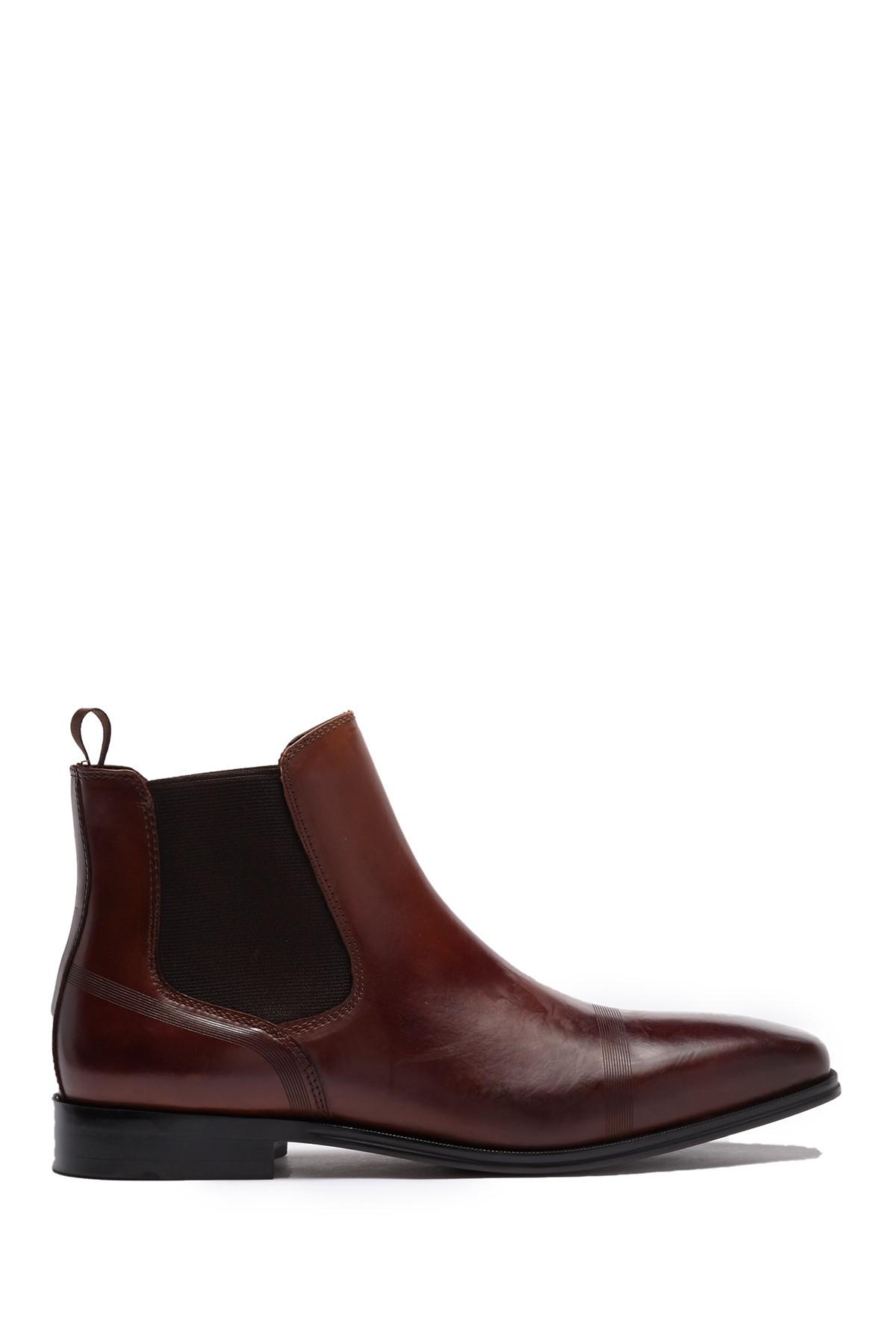 Kenneth Cole Reaction Leather Pure Chelsea Boot in Brown for Men - Lyst