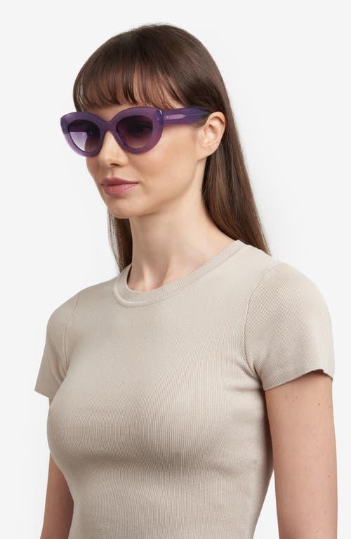 Kate Spade Capri 50Mm Gradient Cat Eye Sunglasses in Purple  display picture 1