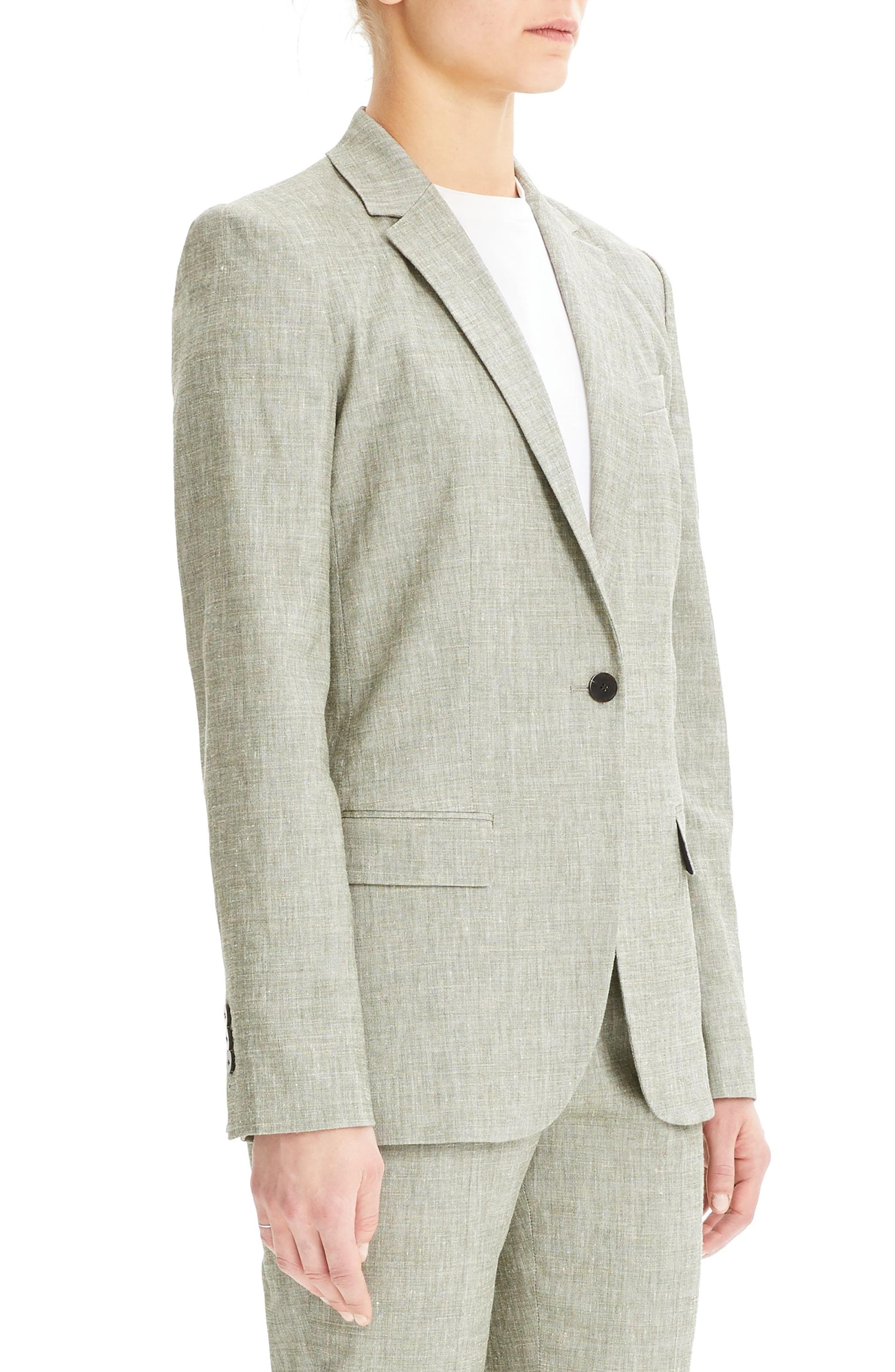 theory linen blazer