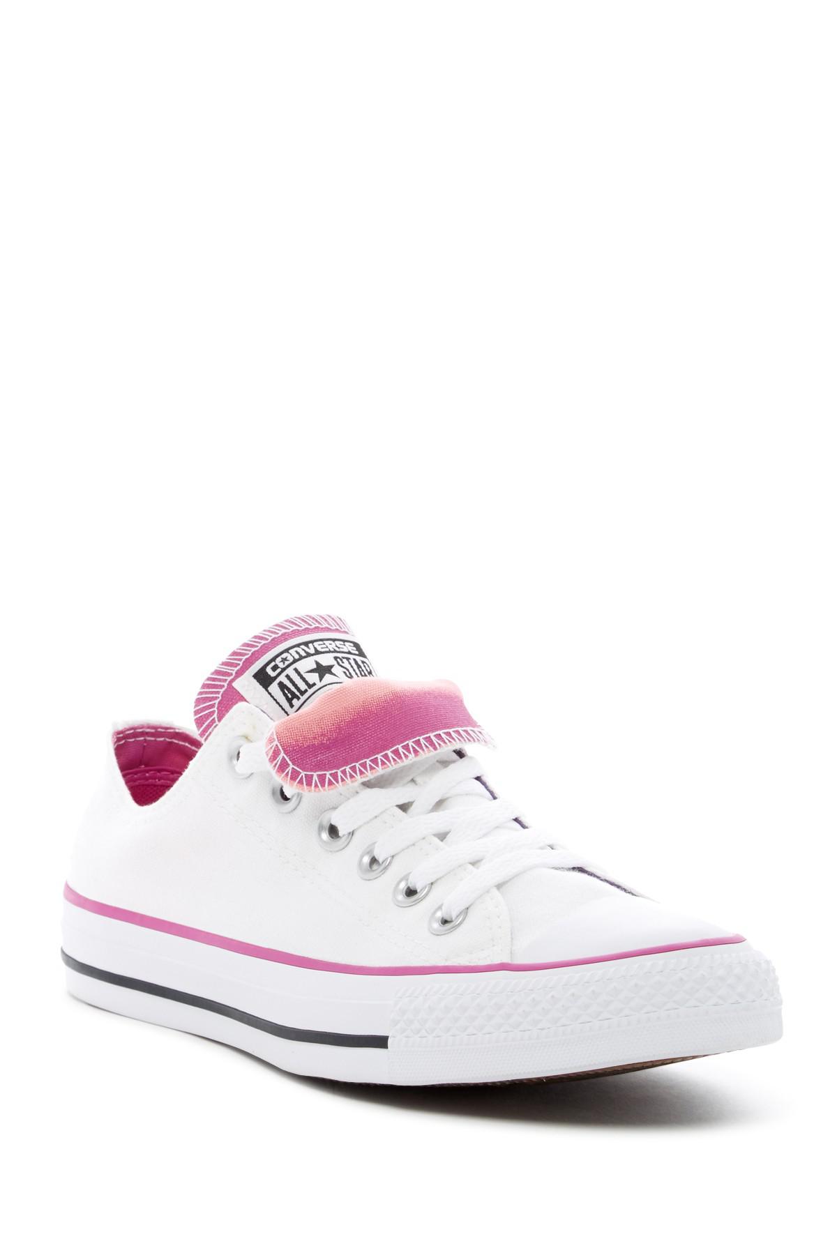 Converse Chuck Taylor All Star Double Tongue Oxford Sneakers (women) in  White-Pink-Pink (Pink) | Lyst