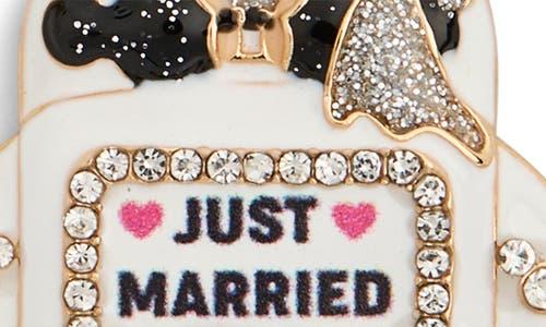 BaubleBar Mickey Mouse Just Married Stud Earrings in