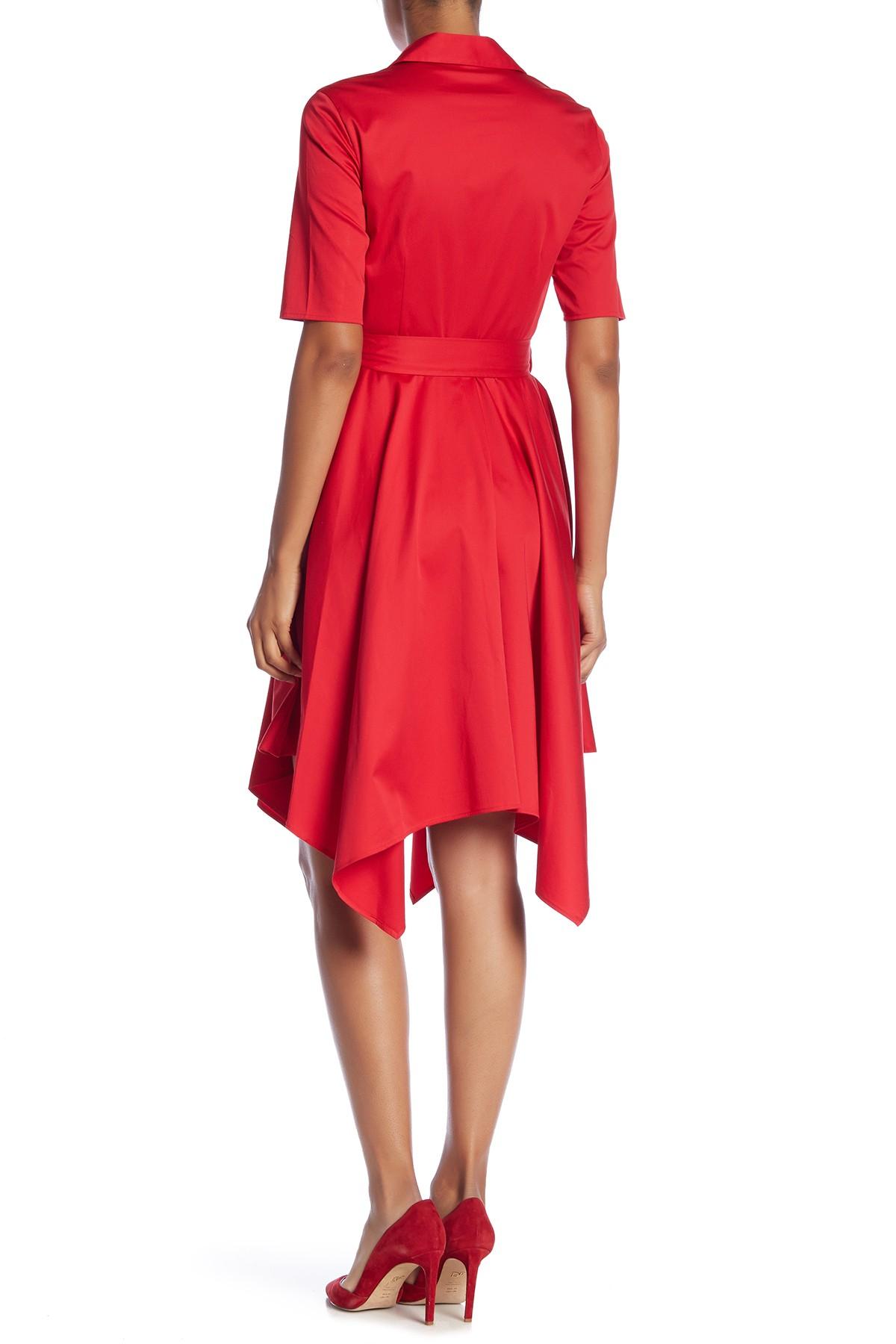 badgley mischka shirt dress
