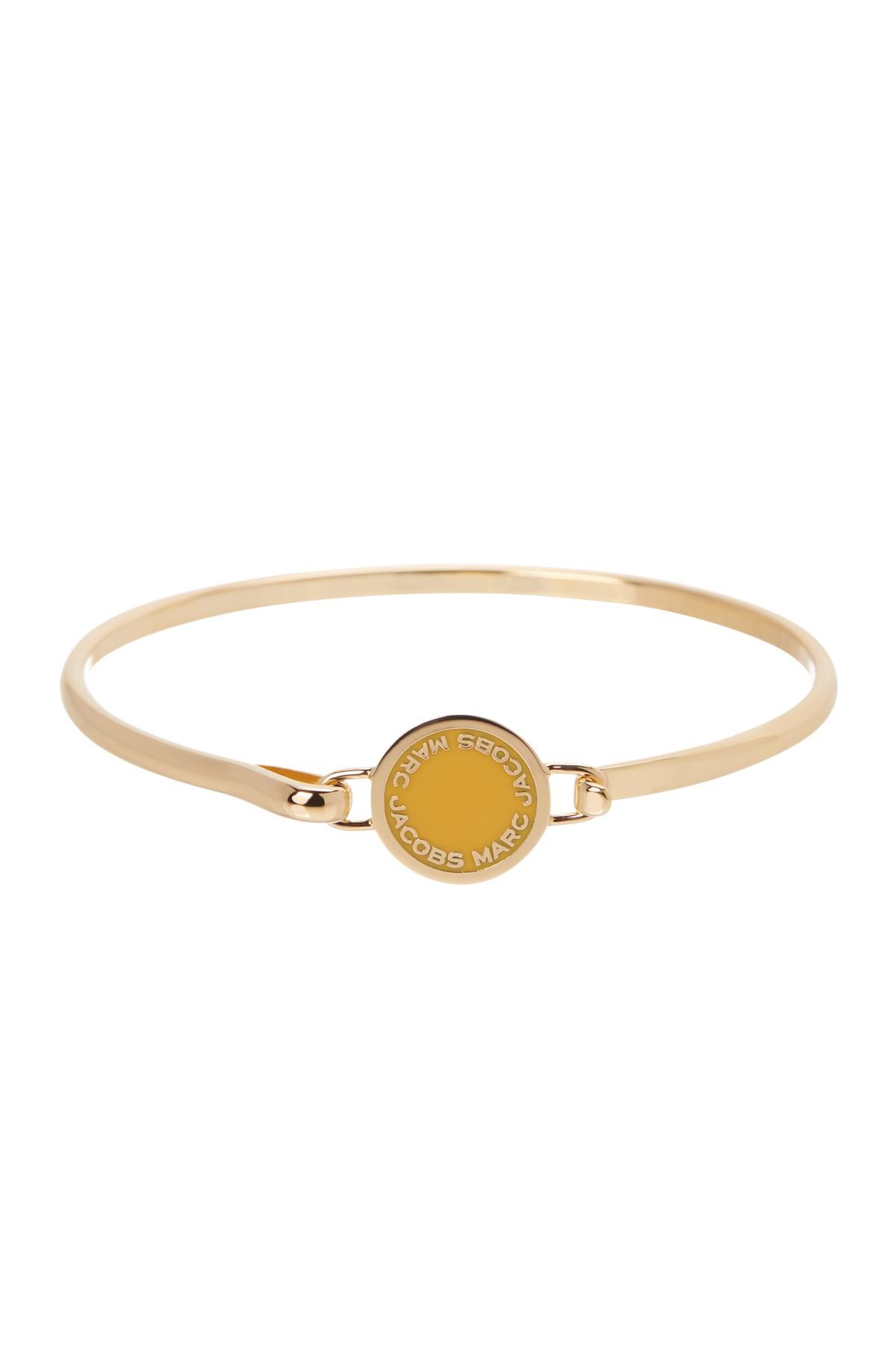 2018 SALE MARC BY MARC JACOBS 4 COLORS DISC LETTERS BANGLE BRACELET