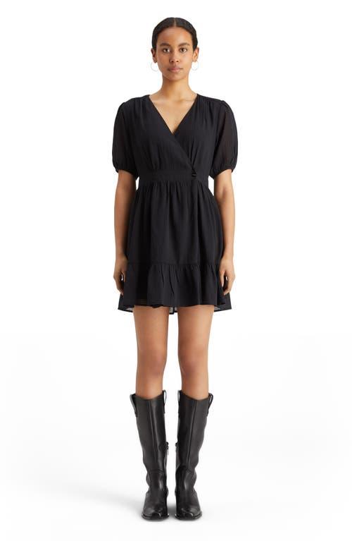 “Scotch & Soda” エンブロイダリーシアサッカードレス Black alexanderwang アレキサンダーワング ロゴ入り ストレッチ ジャ