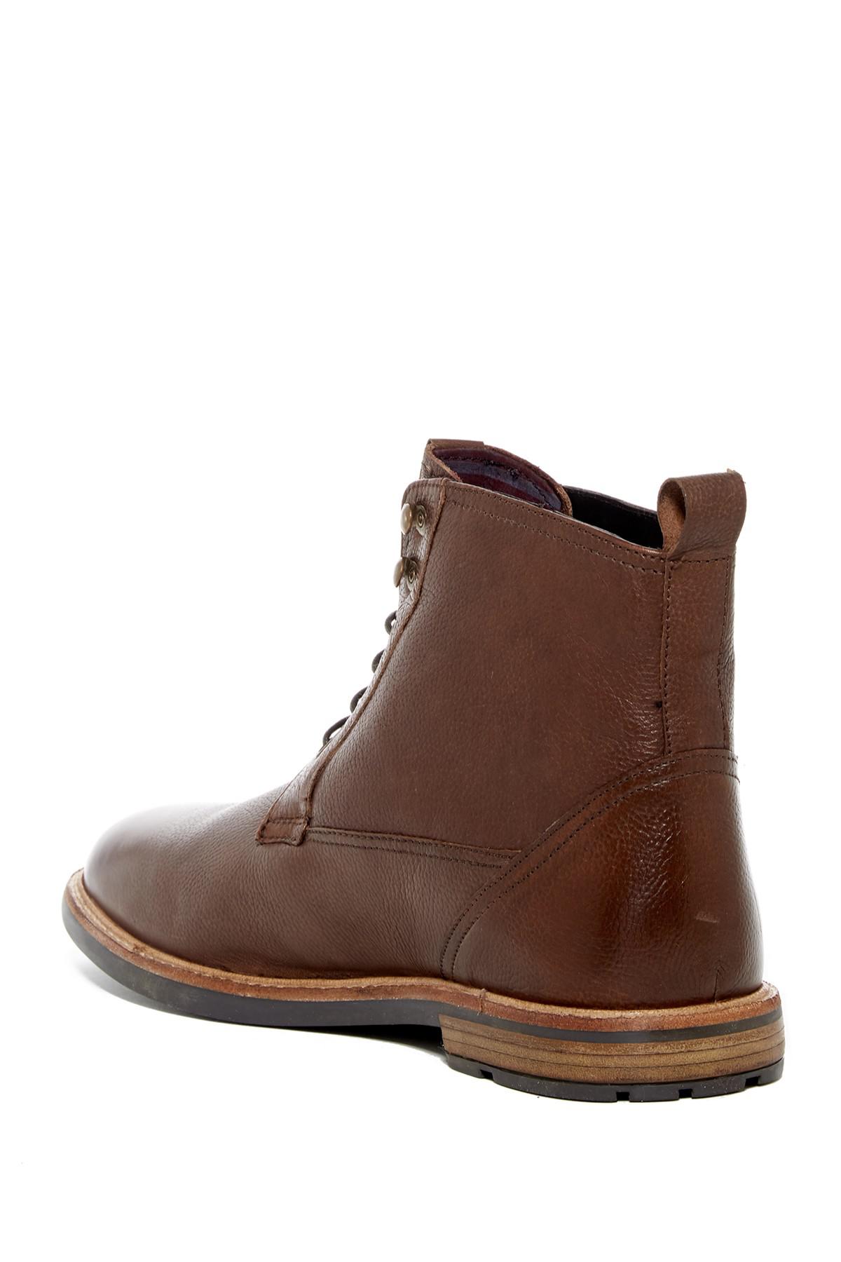 ben sherman brent plain toe leather derby