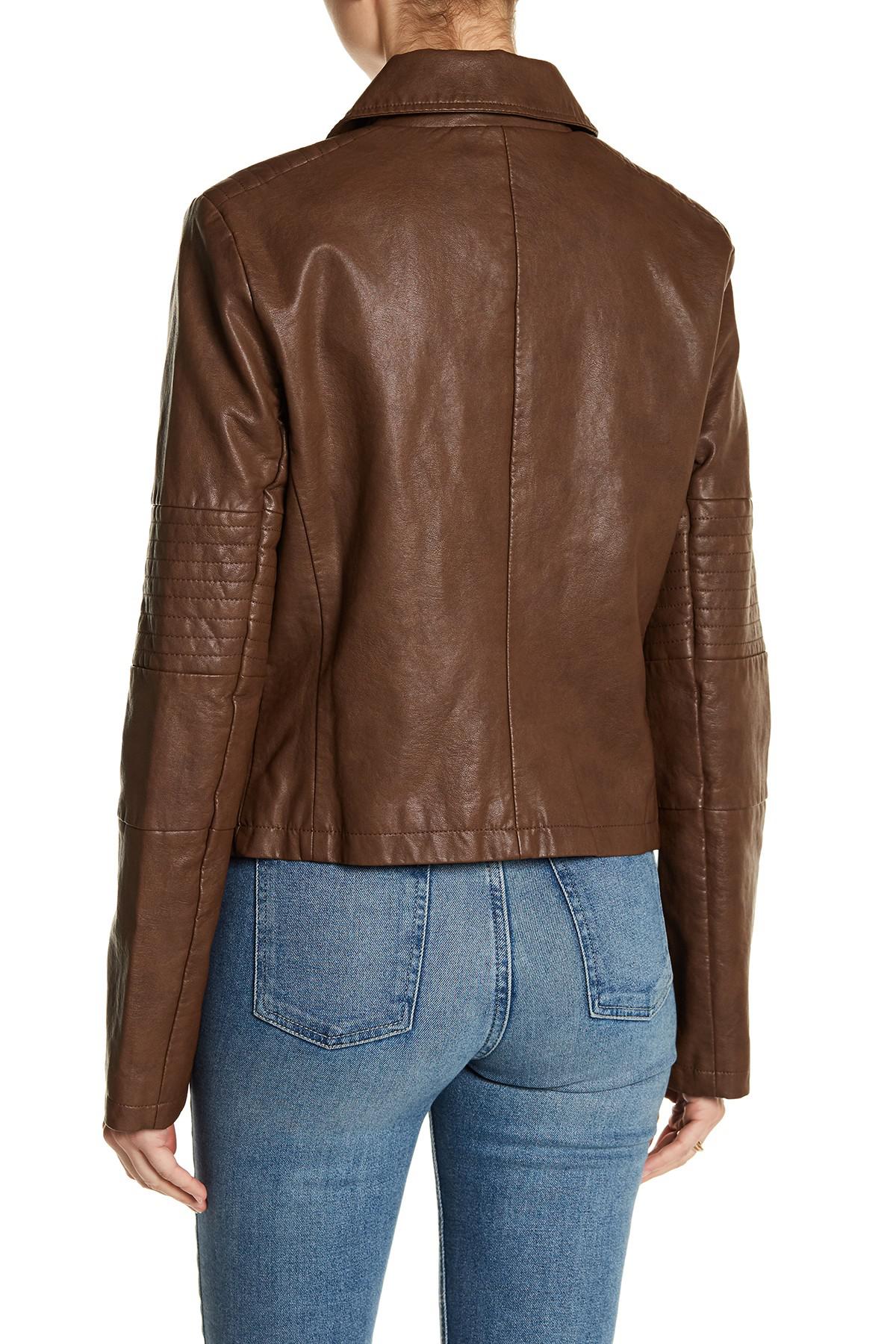 levi's leather moto jacket