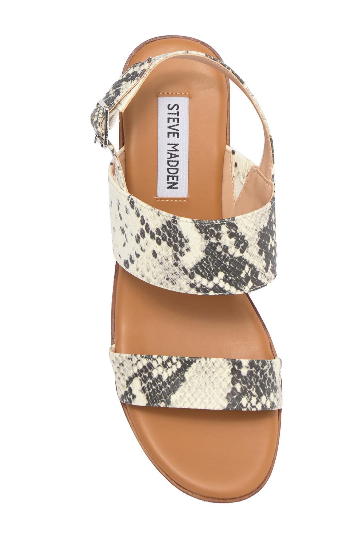 steve madden snakeskin platform sandals