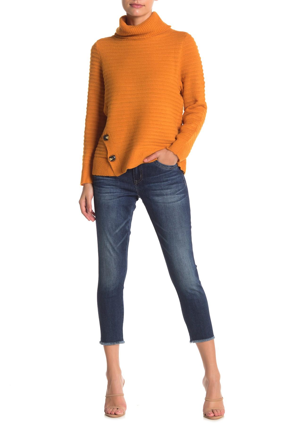 democracy frayed hem jeans