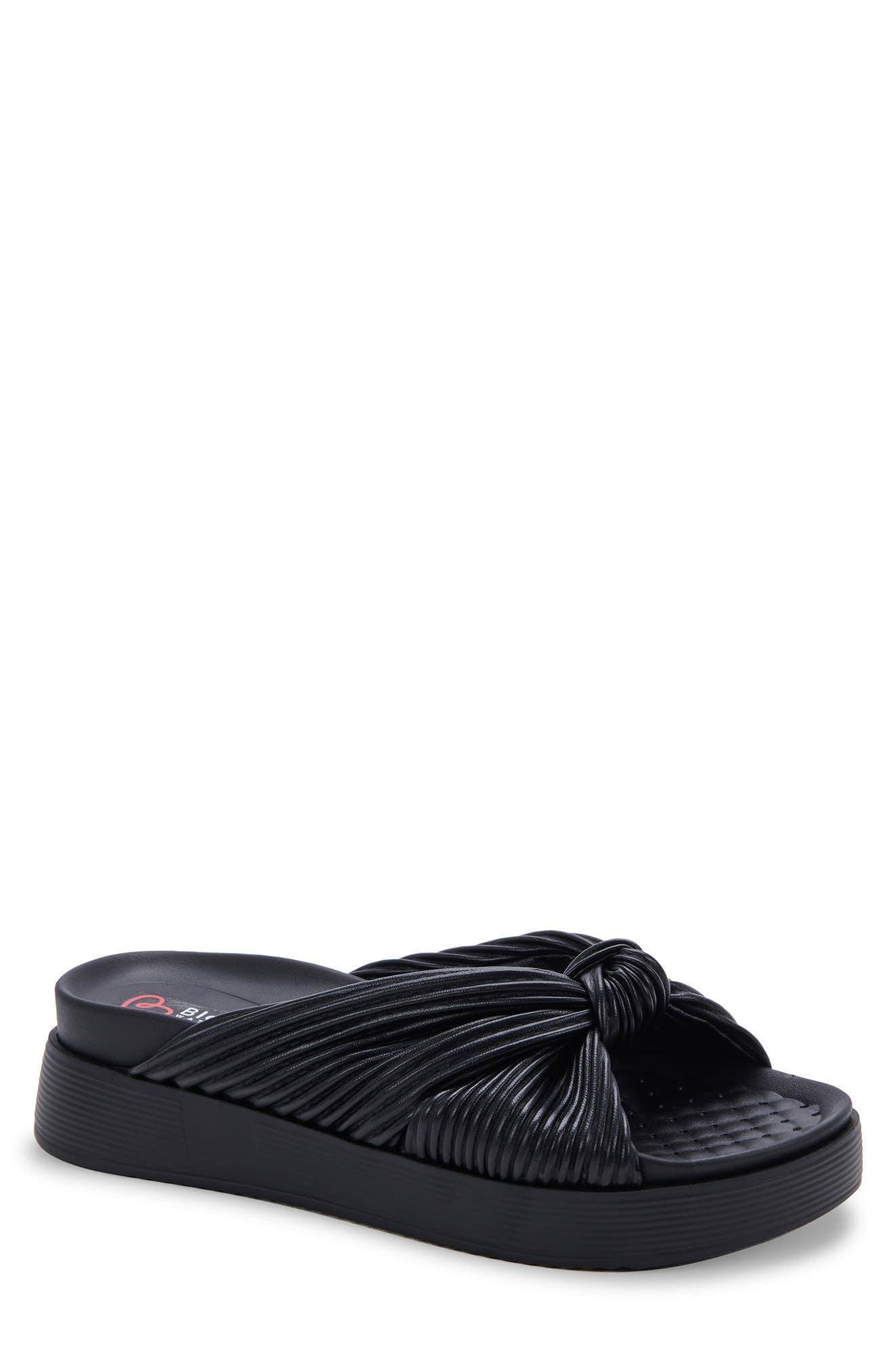Blondo Charlee Platform Sandal In Black At Nordstrom Rack | Lyst