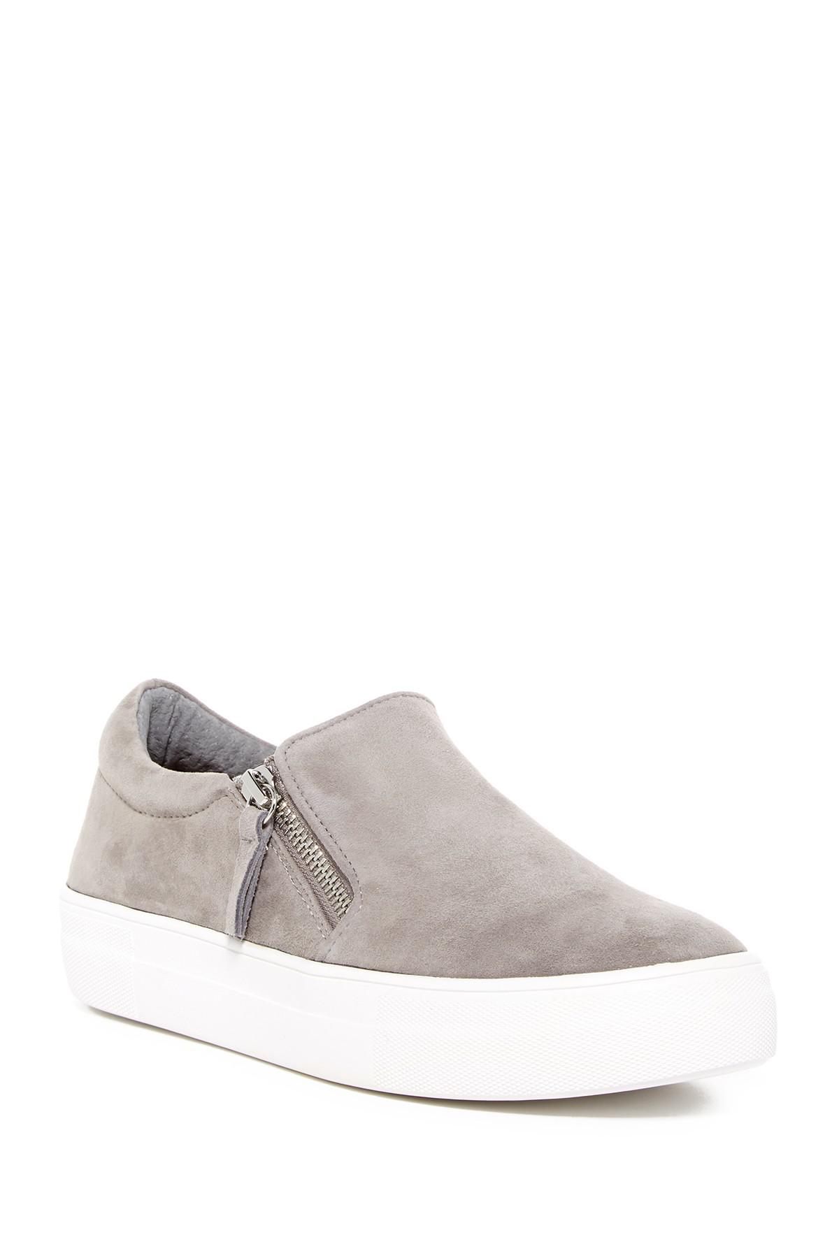 steve madden grey suede sneakers