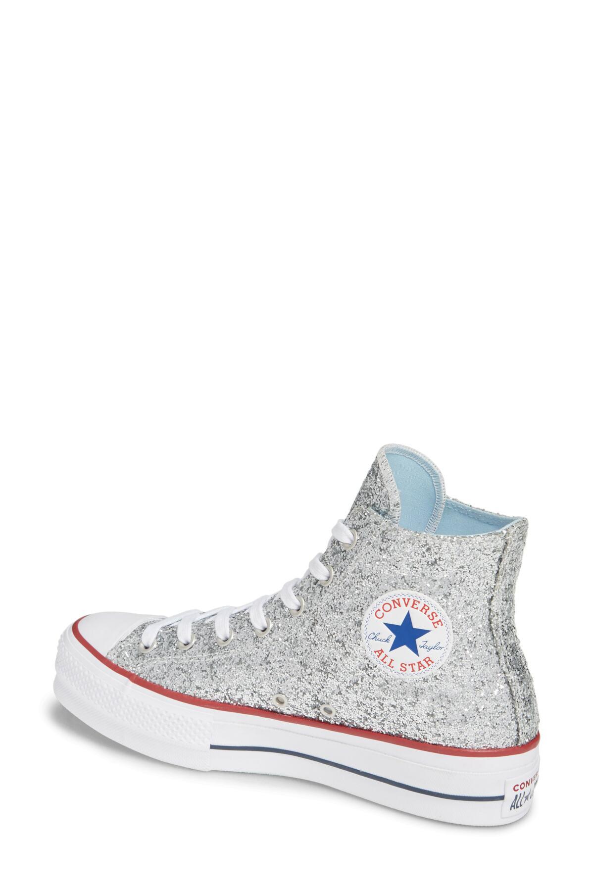 converse x chiara ferragni one star platform glitter