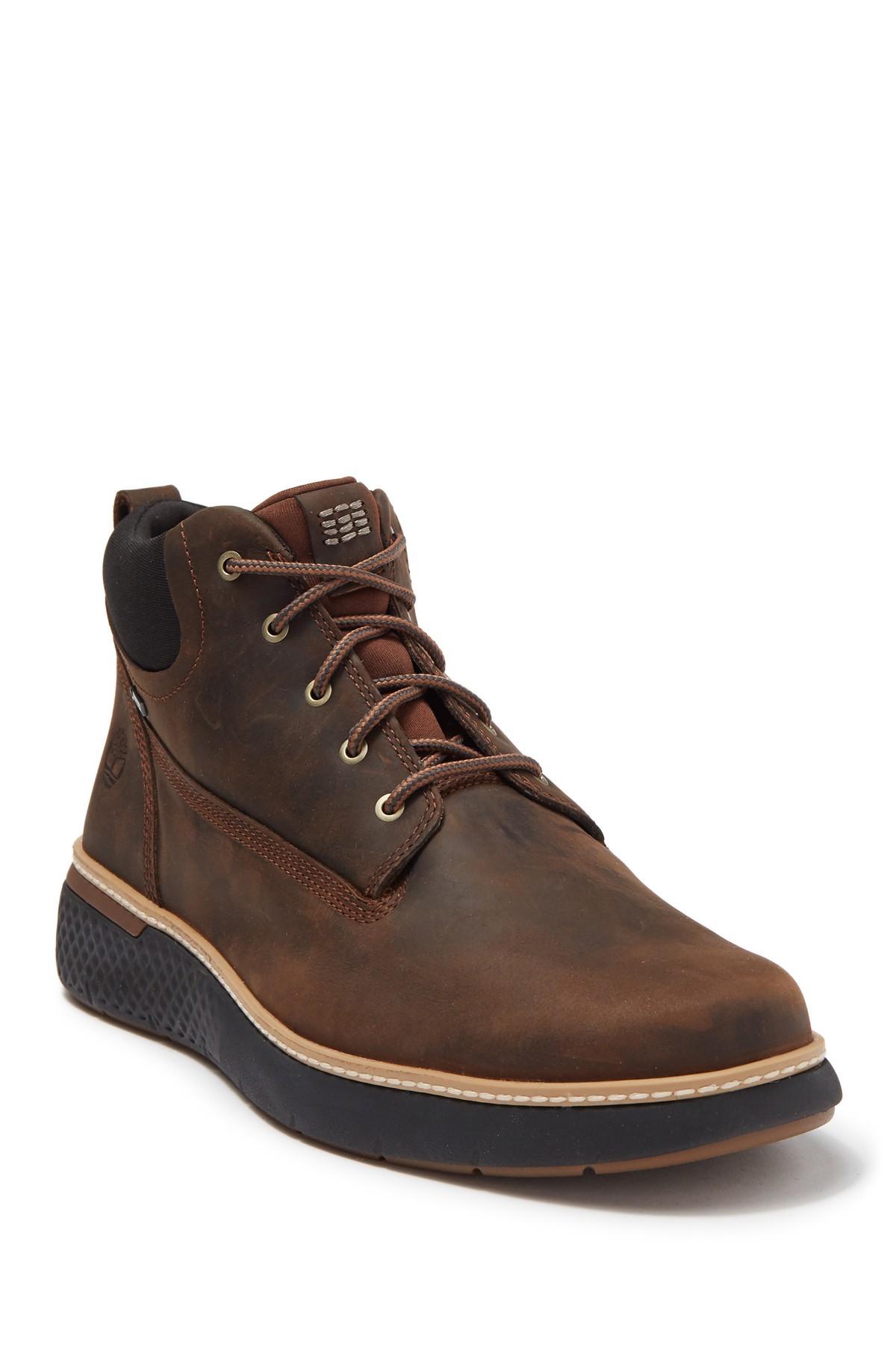 Timberland Leather Cross Mark Gtx Waterproof Chukka Boot in Brown for Men |  Lyst