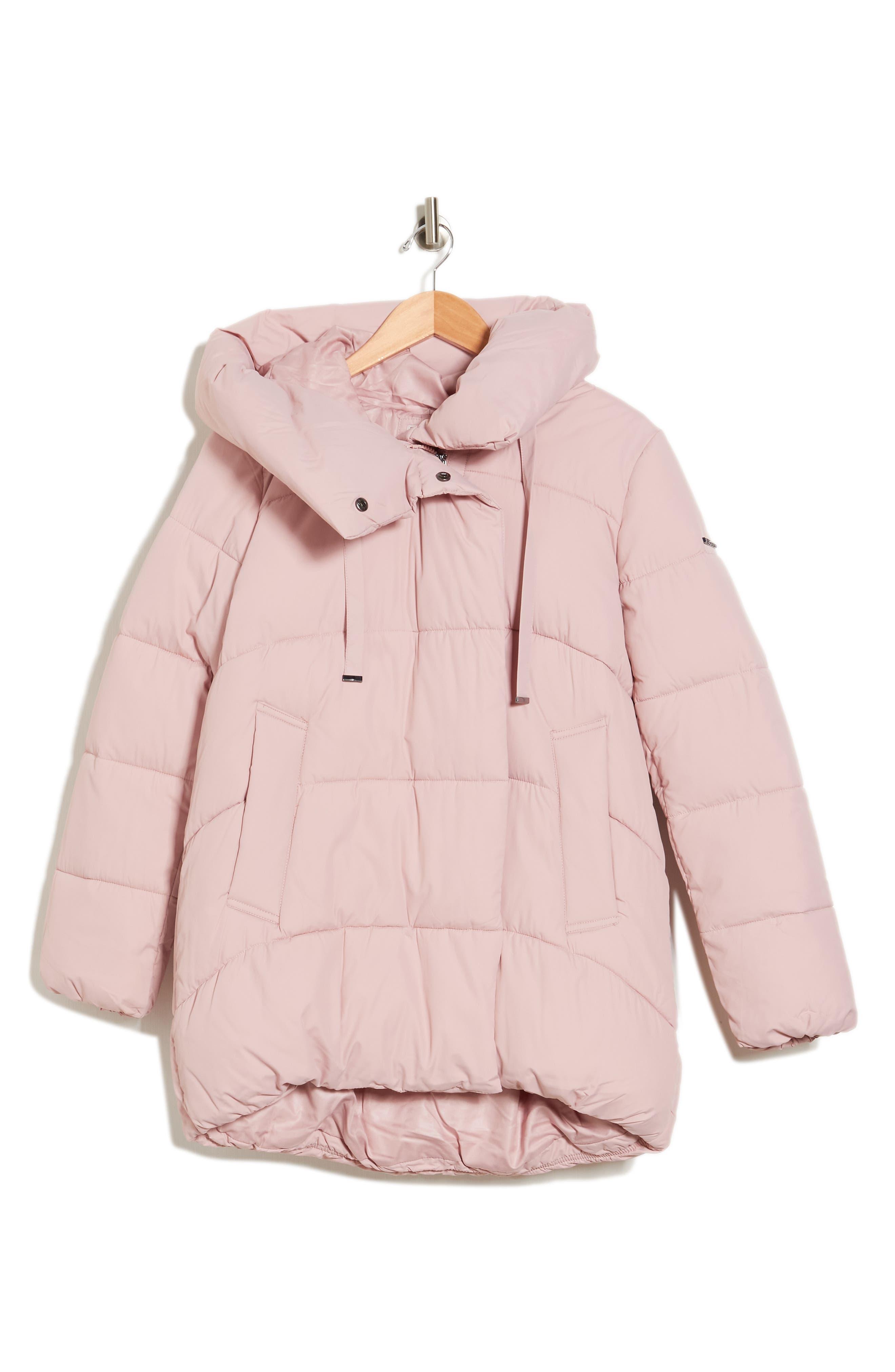 BCBGeneration Pillow Puffer Jacket In Rose At Nordstrom Rack in