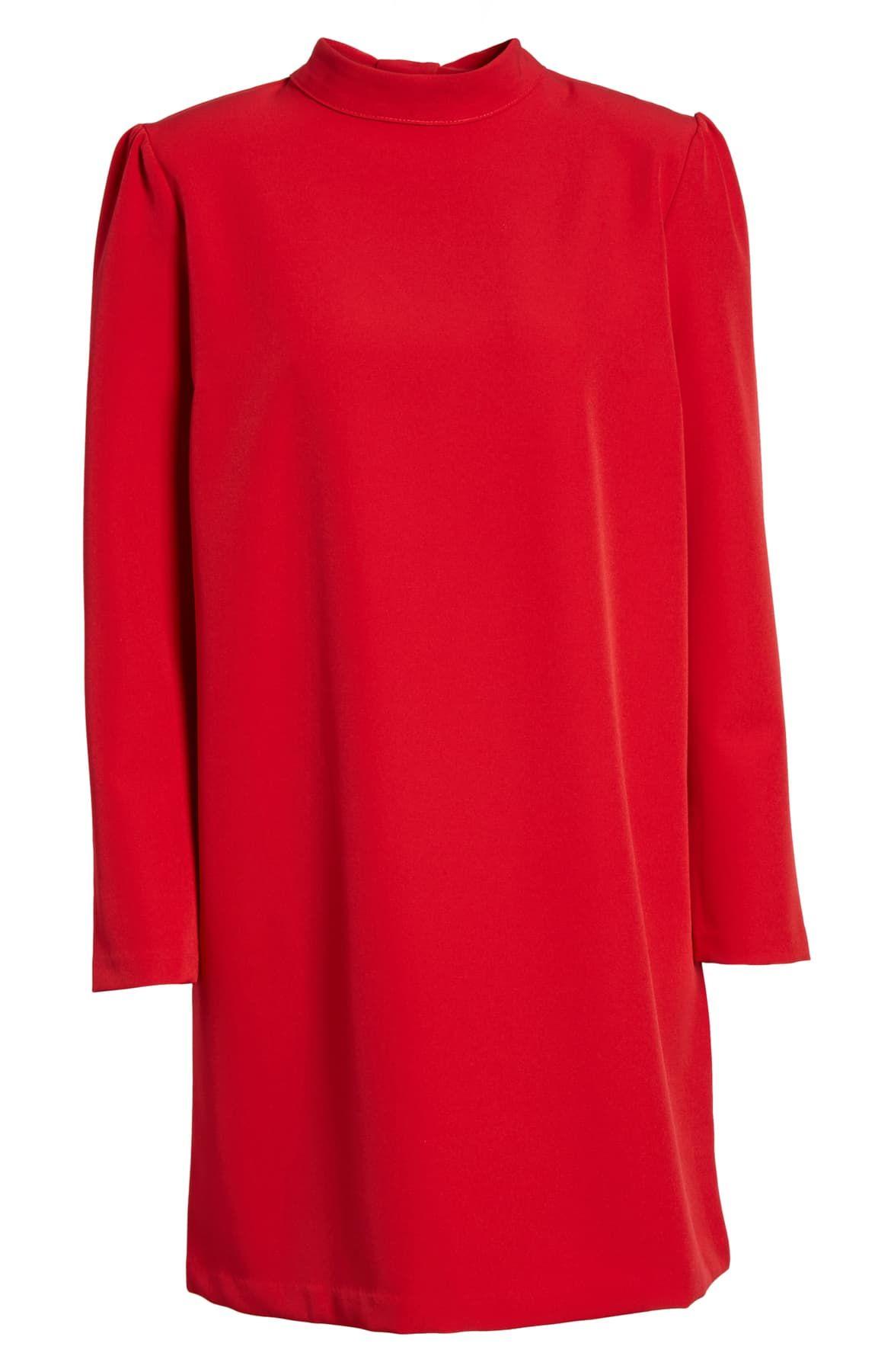 halogen bow back ponte shift dress