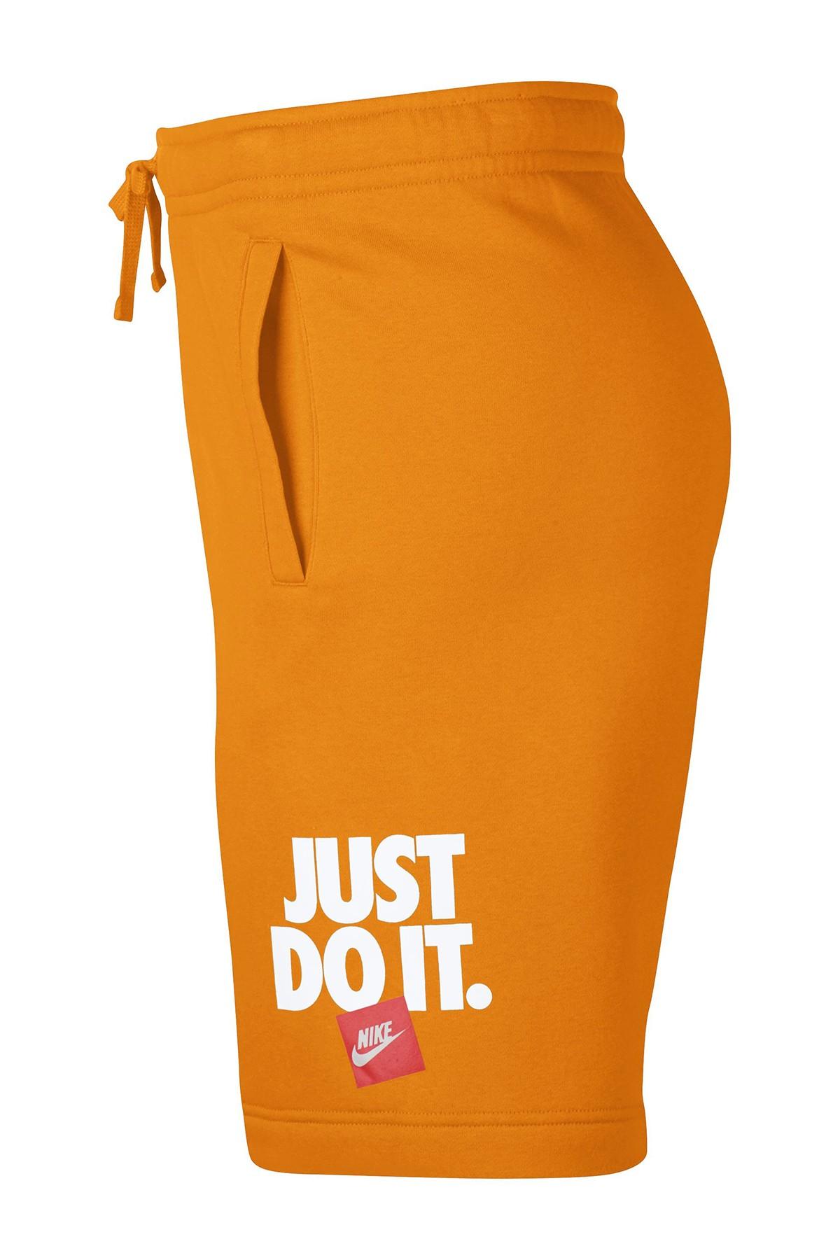 nike just do it shorts orange cheap online