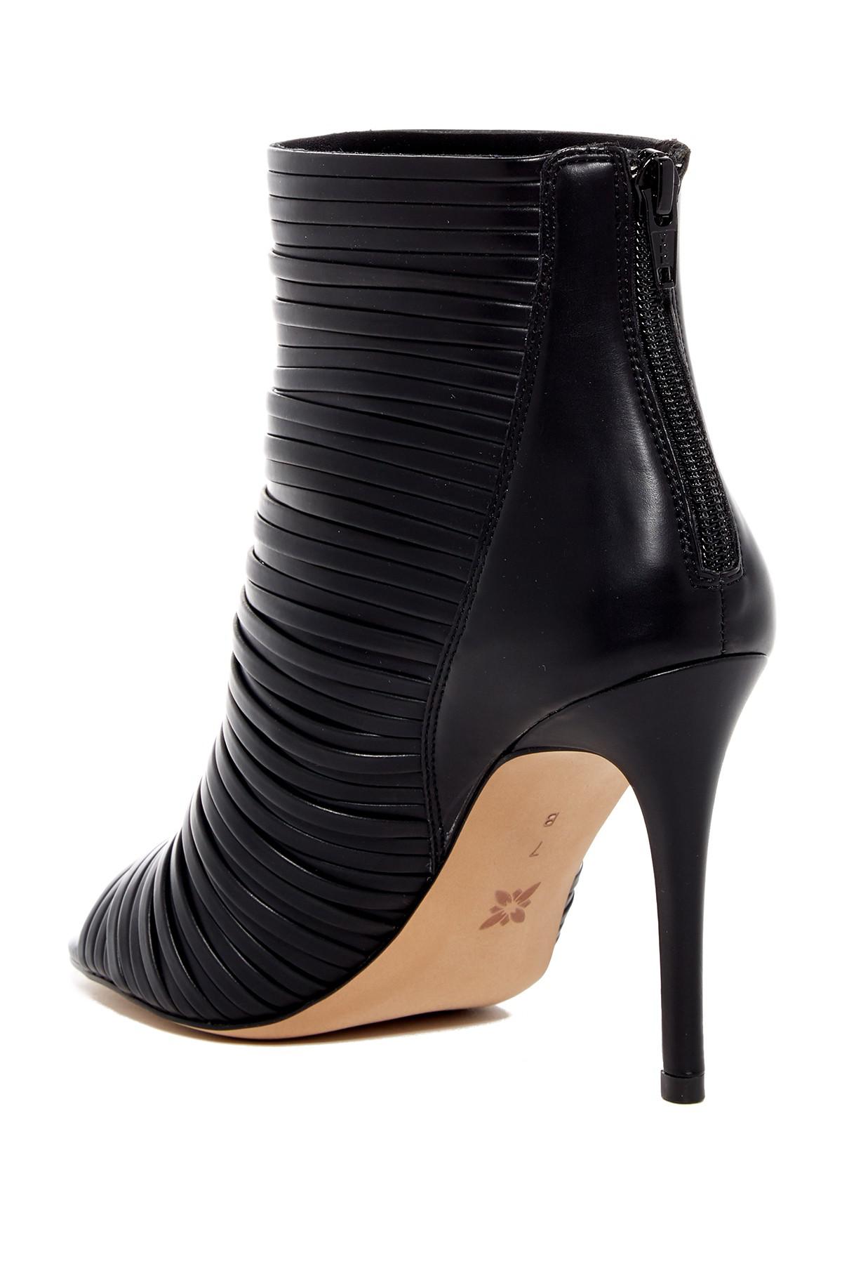 bcbg elle open toe bootie